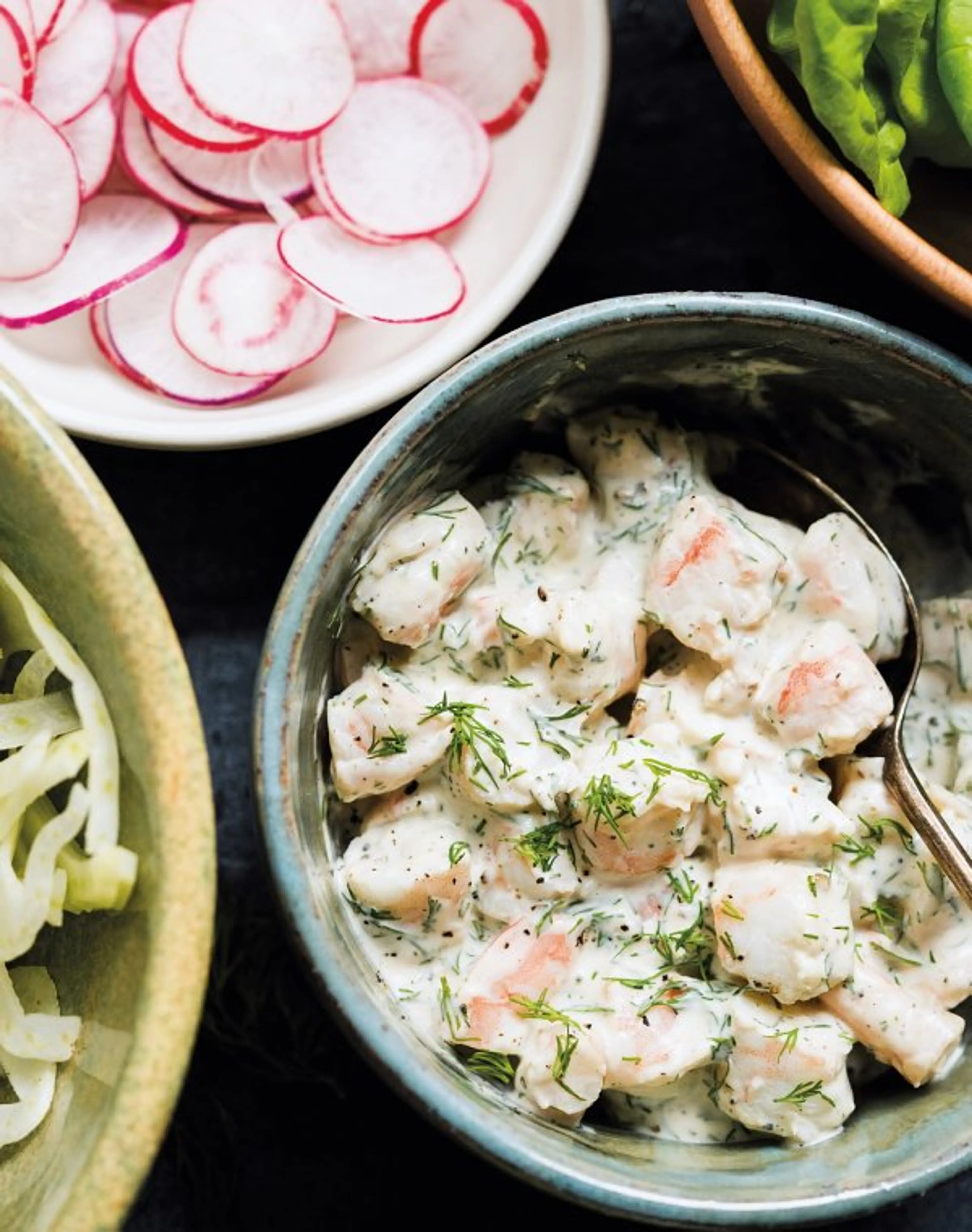 Shrimp, Fennel and Radish Salad