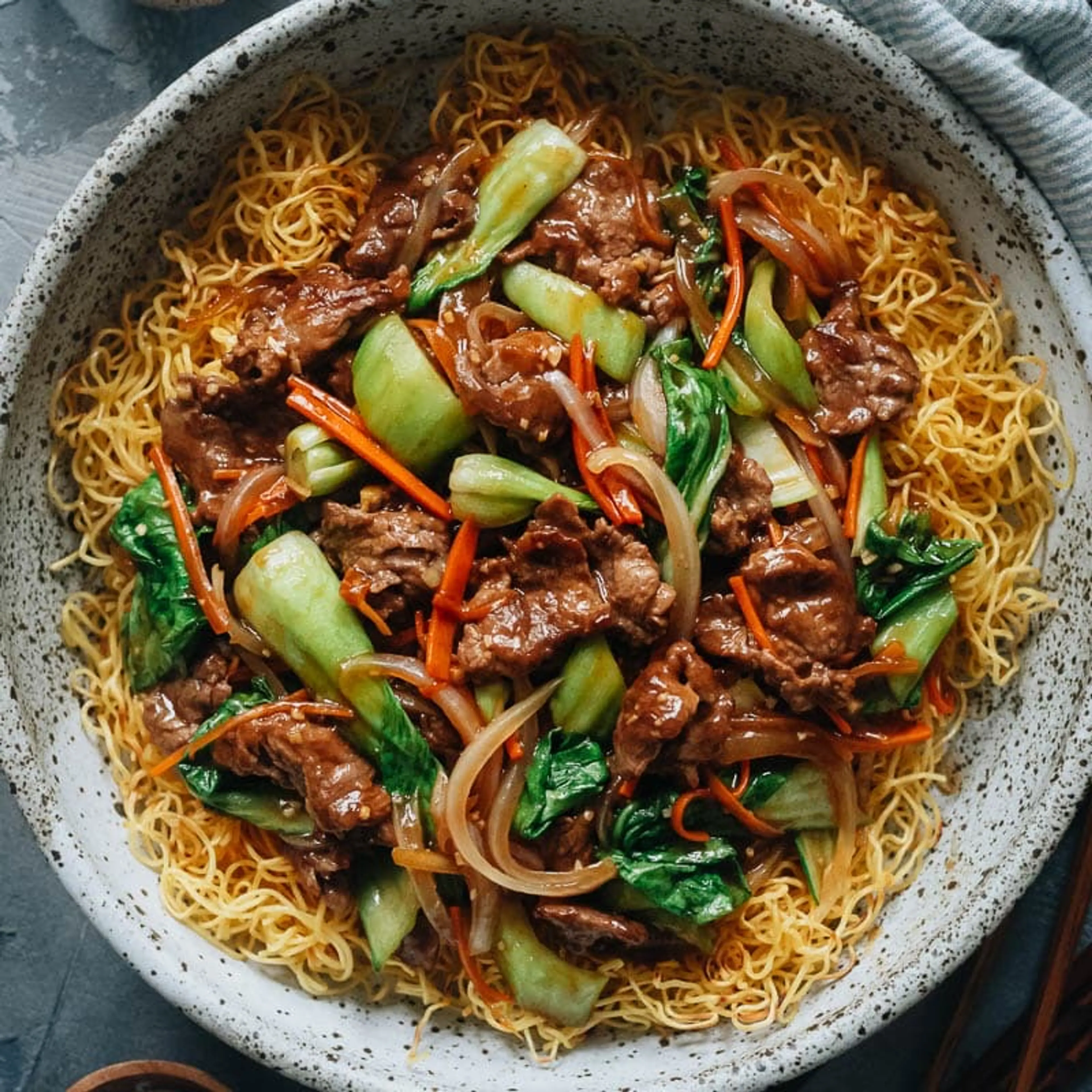 Beef Pan-Fried Noodles