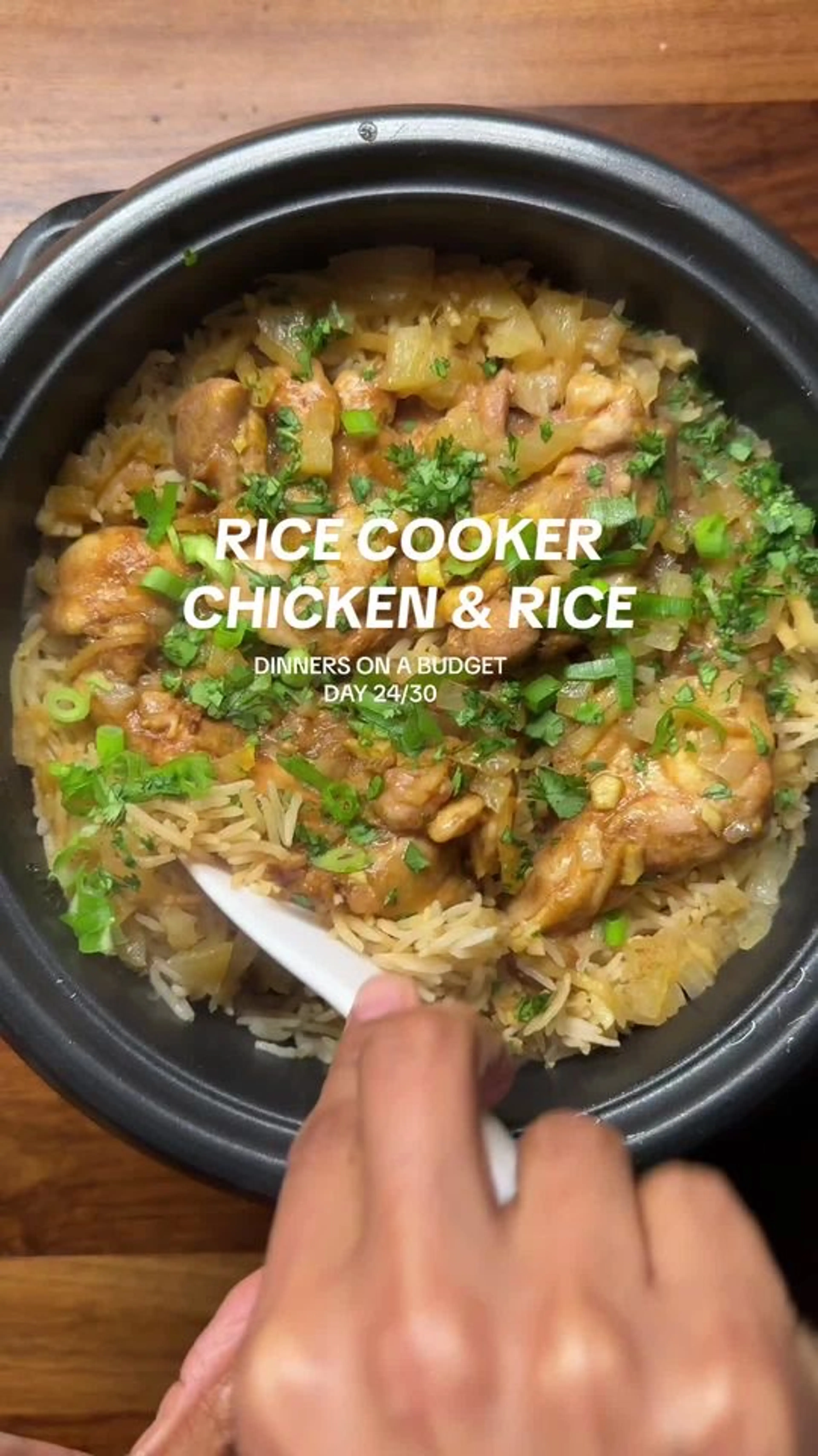 Rice Cooker Chicken & Rice