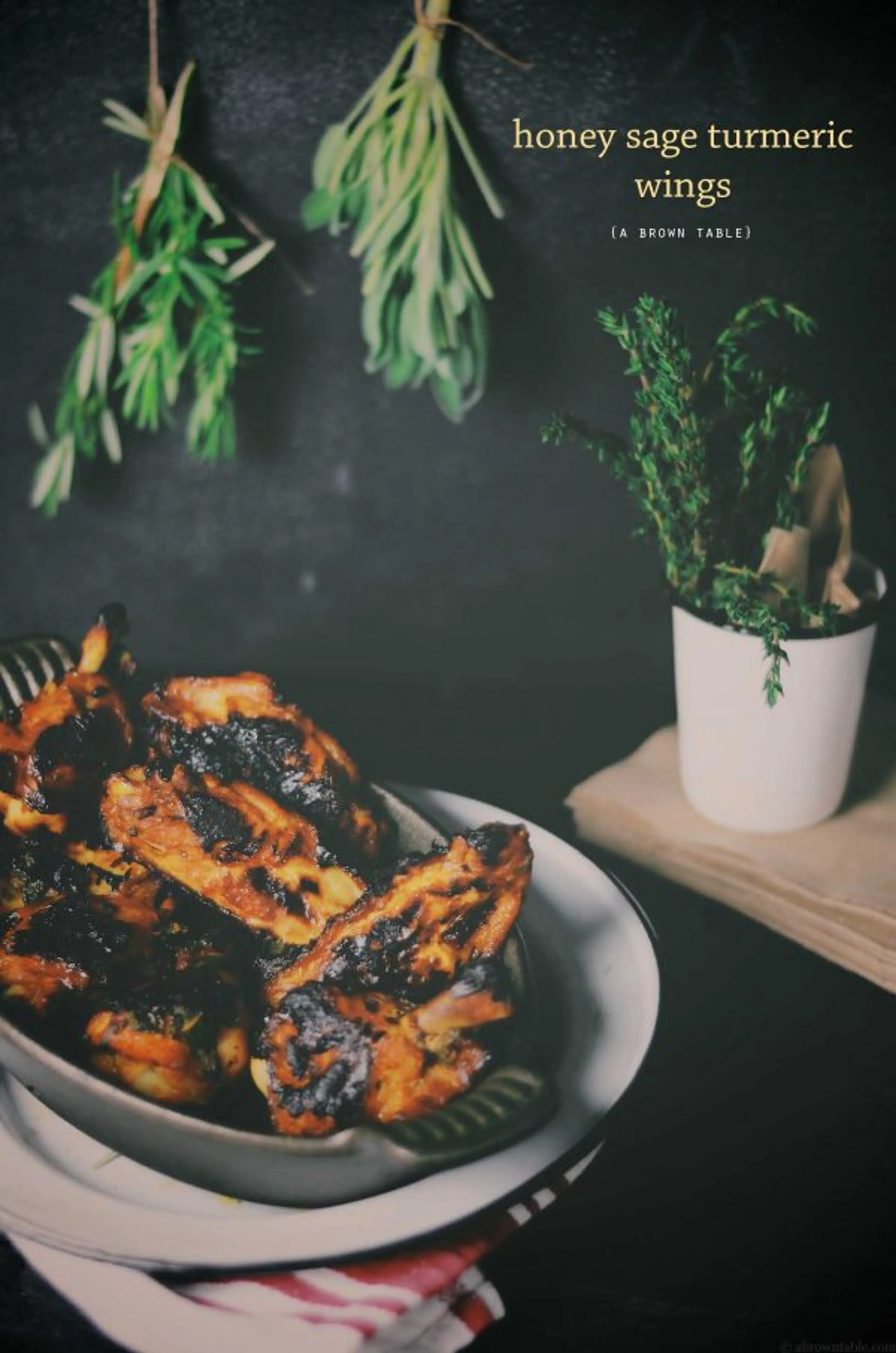 Honey Sage Turmeric Wings