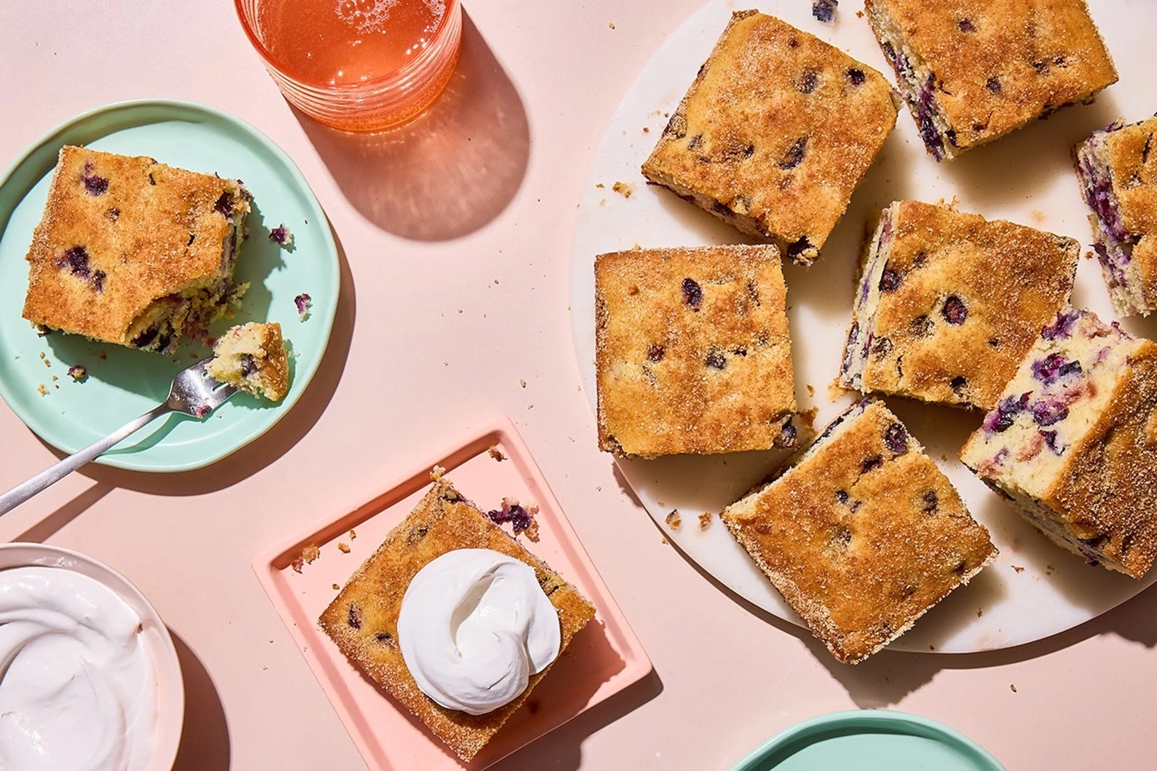 Easy Blueberry Muffin Cake