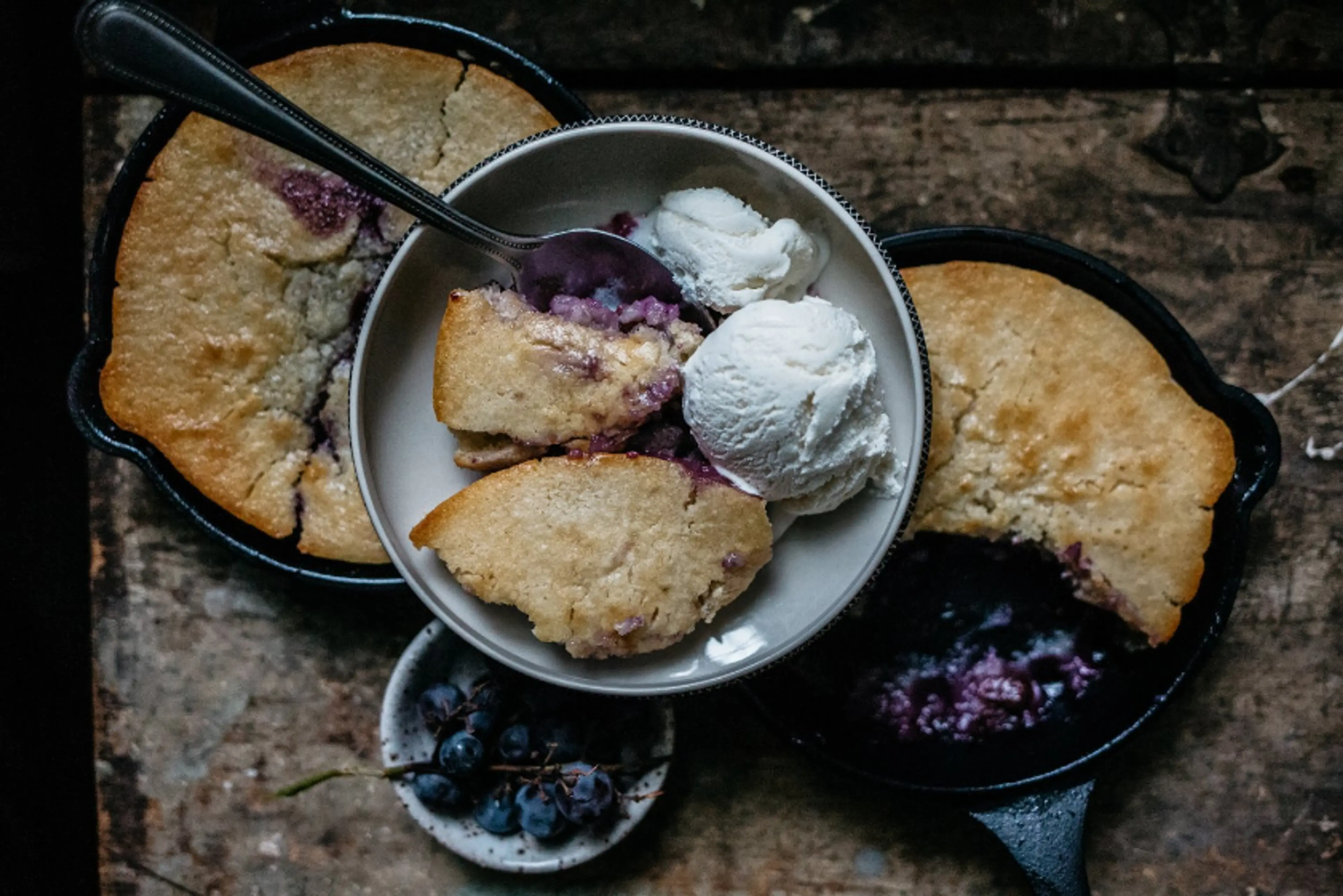 Concord Grape Cobbler