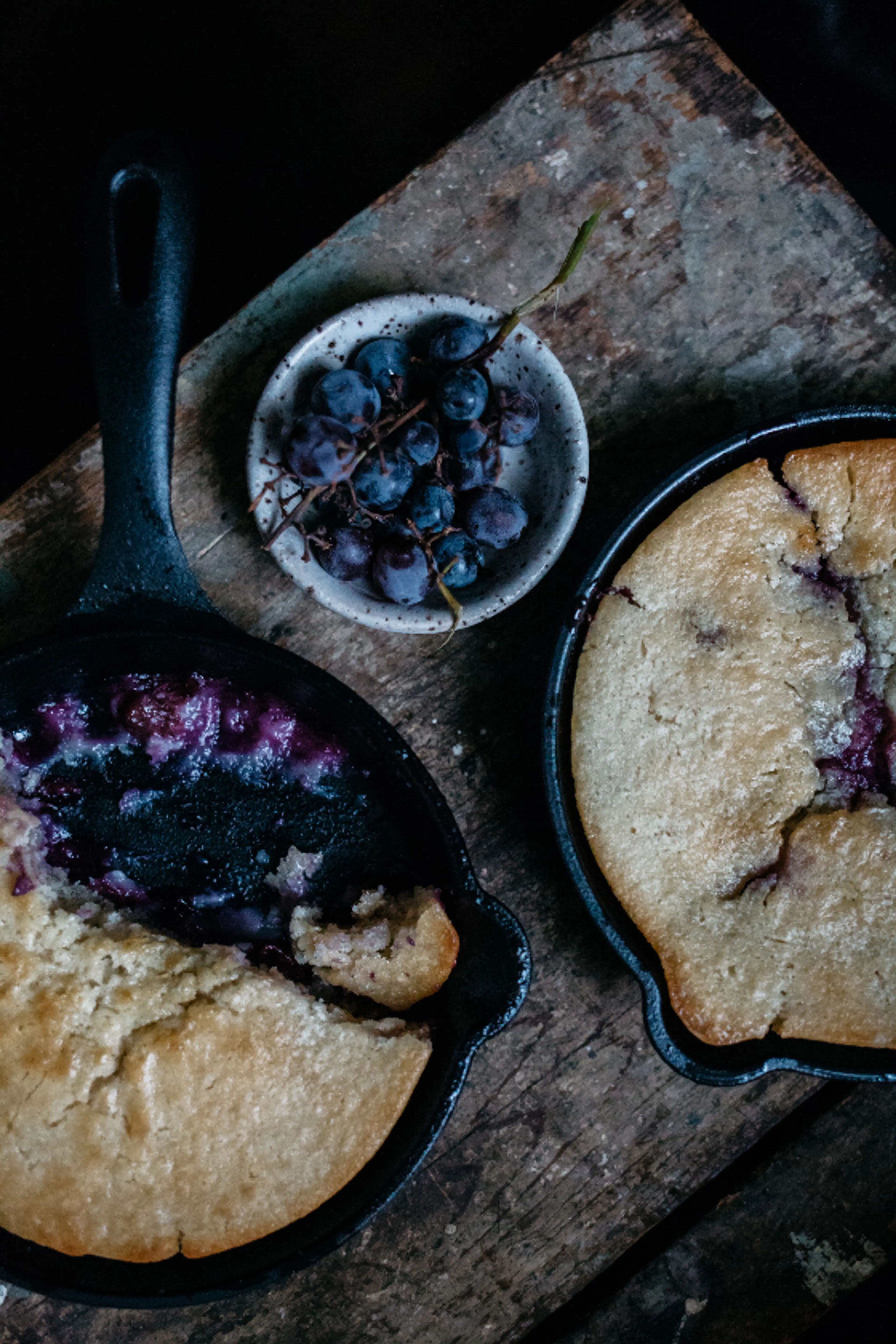 Concord Grape Cobbler