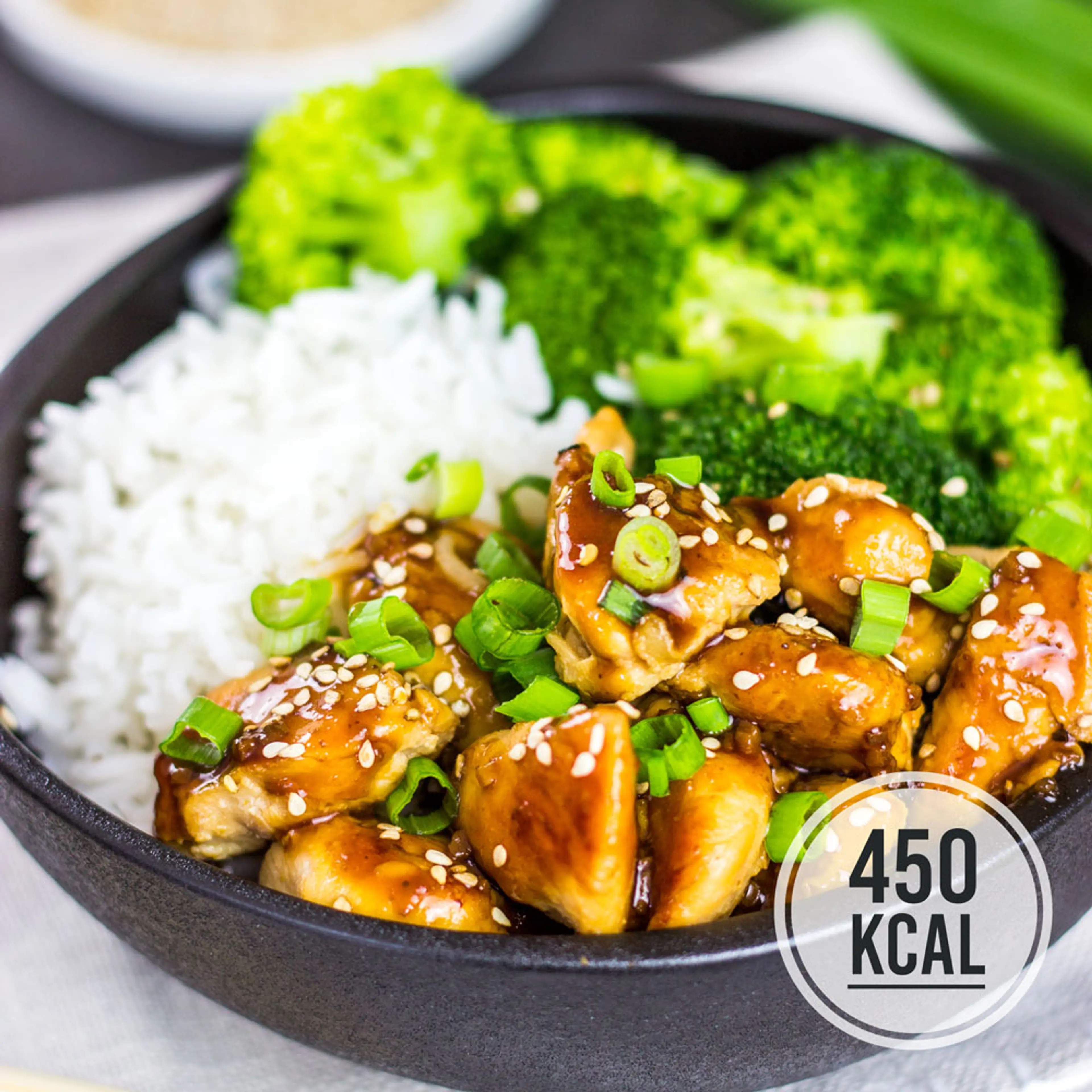 Chicken Teriyaki mit Brokkoli und Reis (einfaches Rezept und