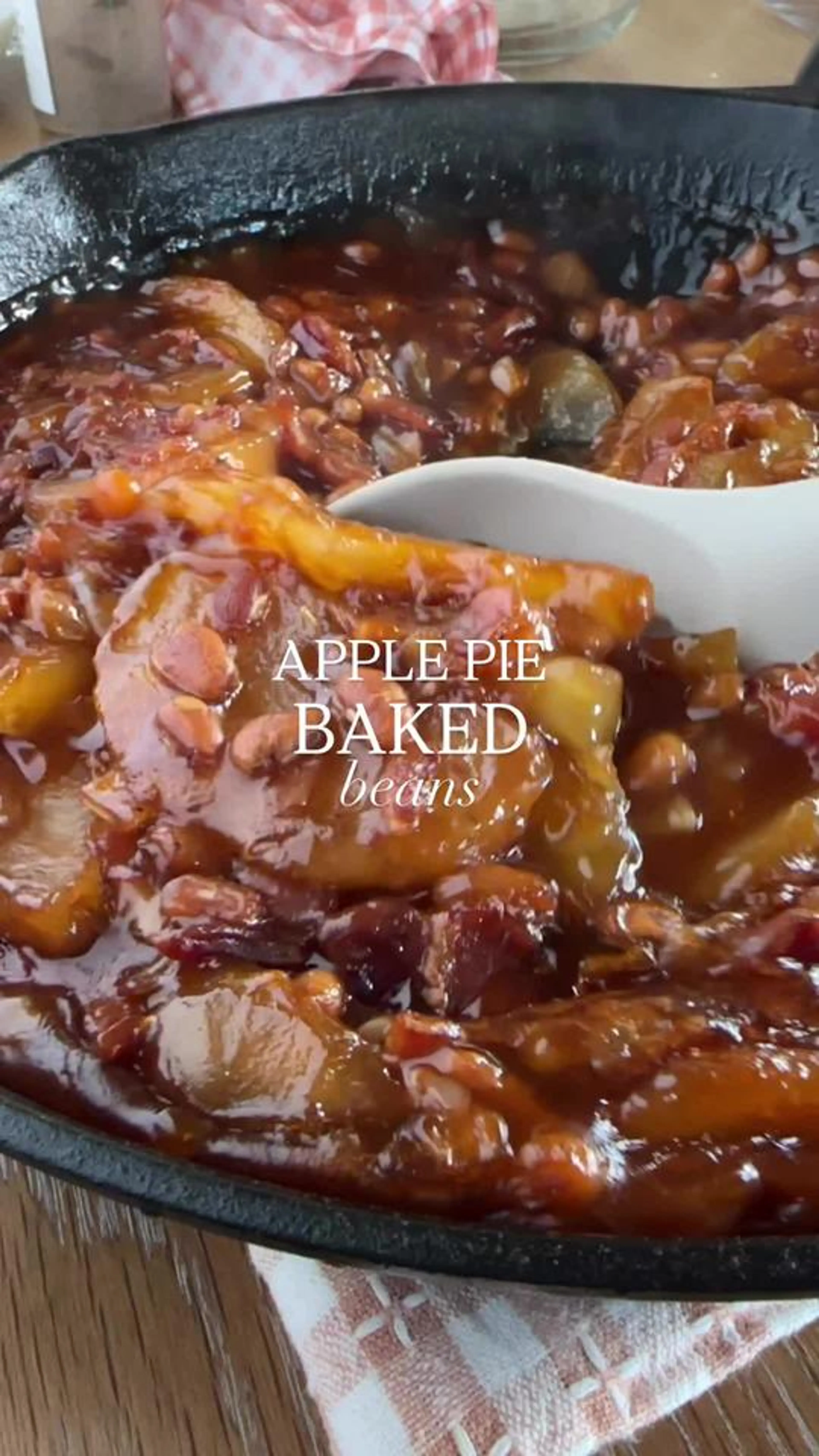 Apple Pie Baked Beans