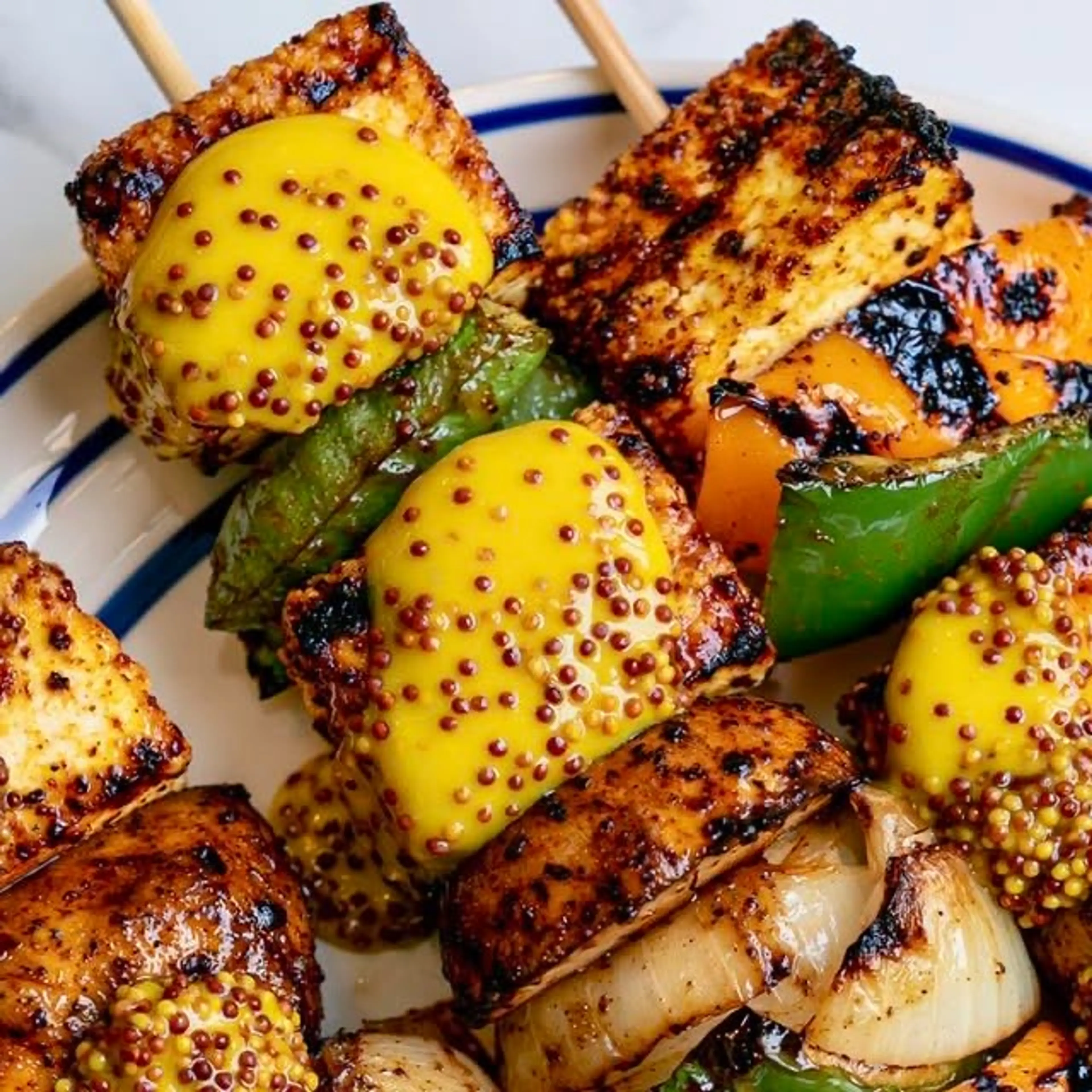 Grilled Vegan Tofu Skewers