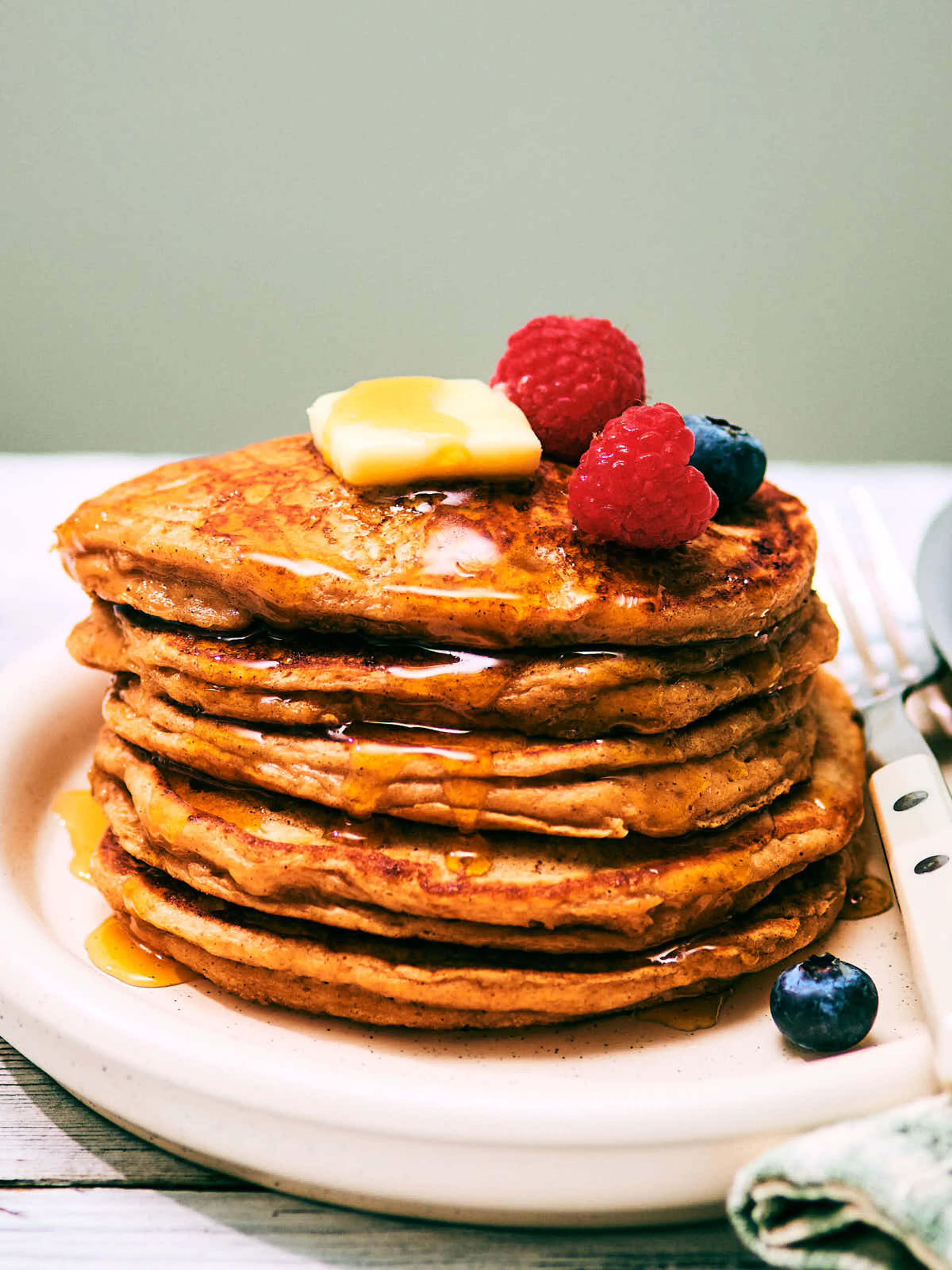 High Protein Cottage Cheese Pancakes