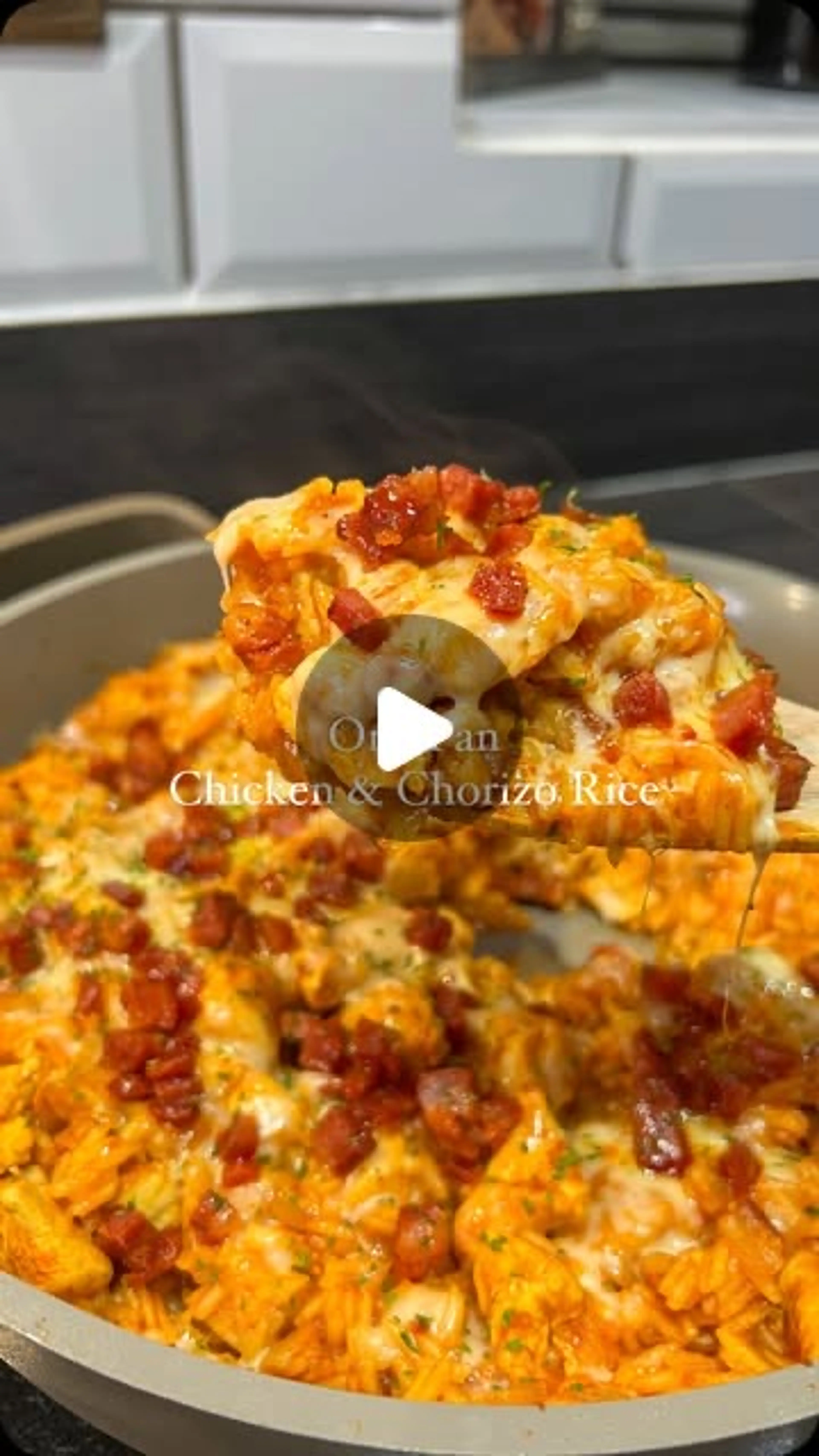 One Pan Chicken & Chorizo Rice