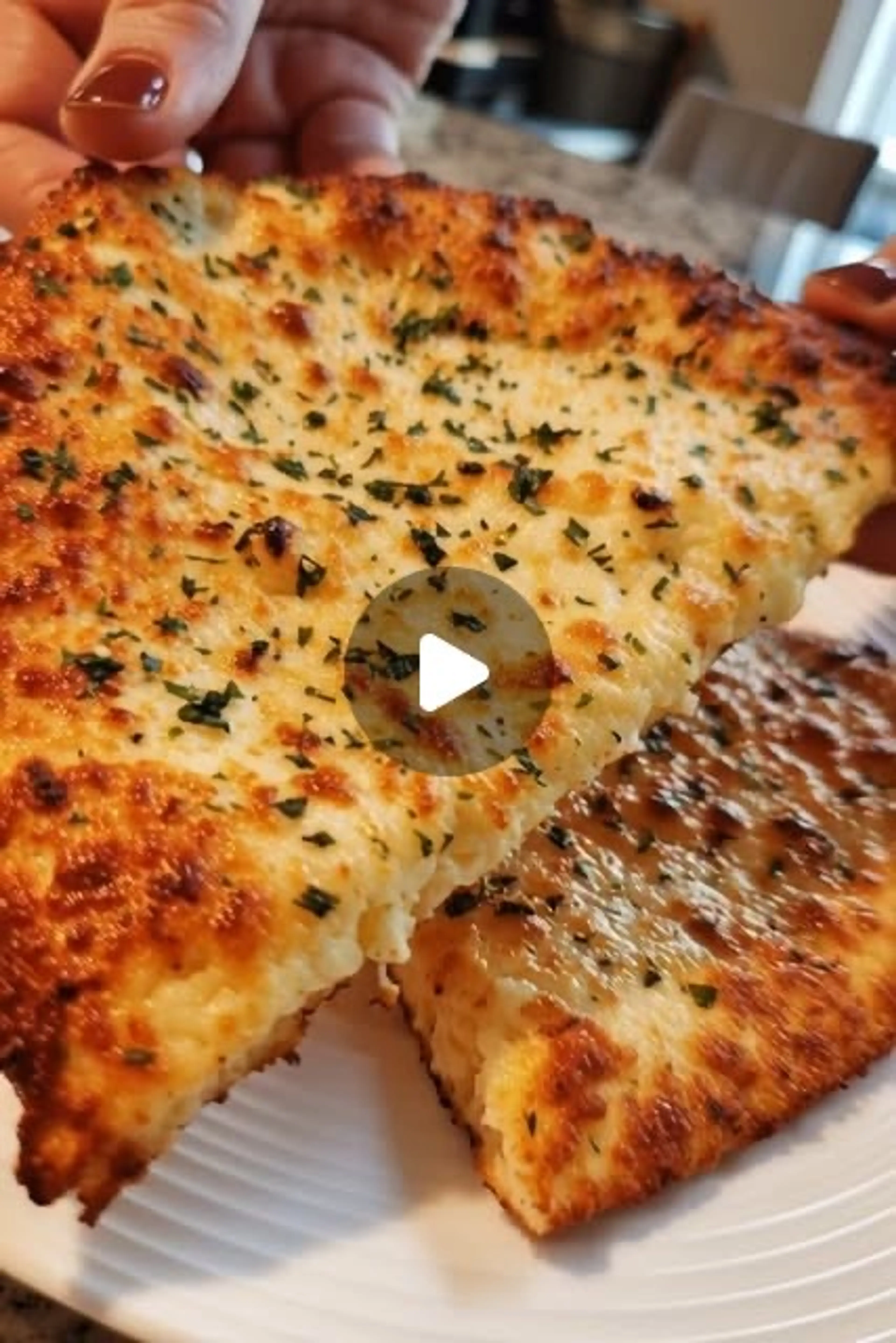 3-ingredient Cottage Cheese Pizza Crust