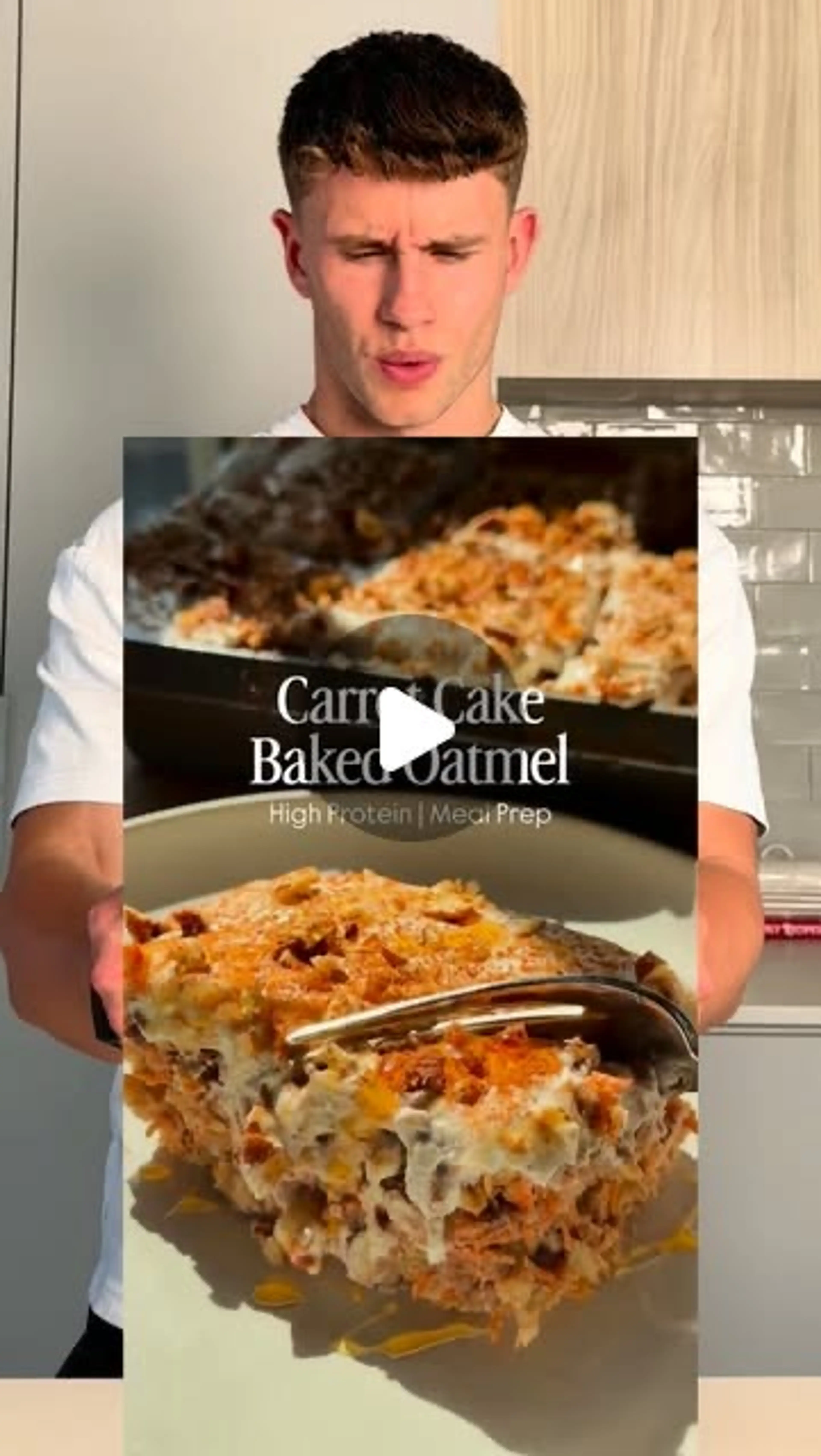 Carrot Cake Baked Oats