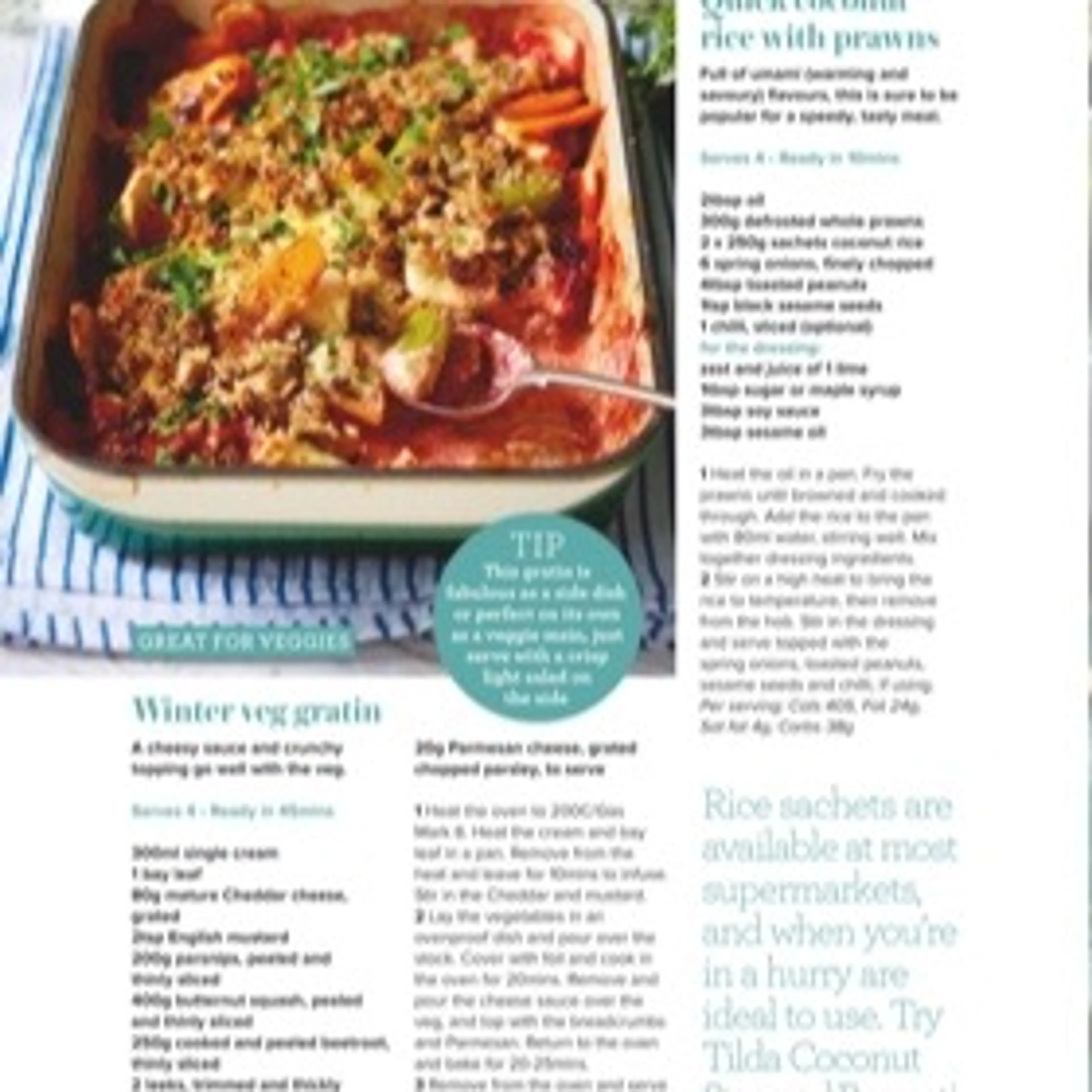 Winter veg gratin
