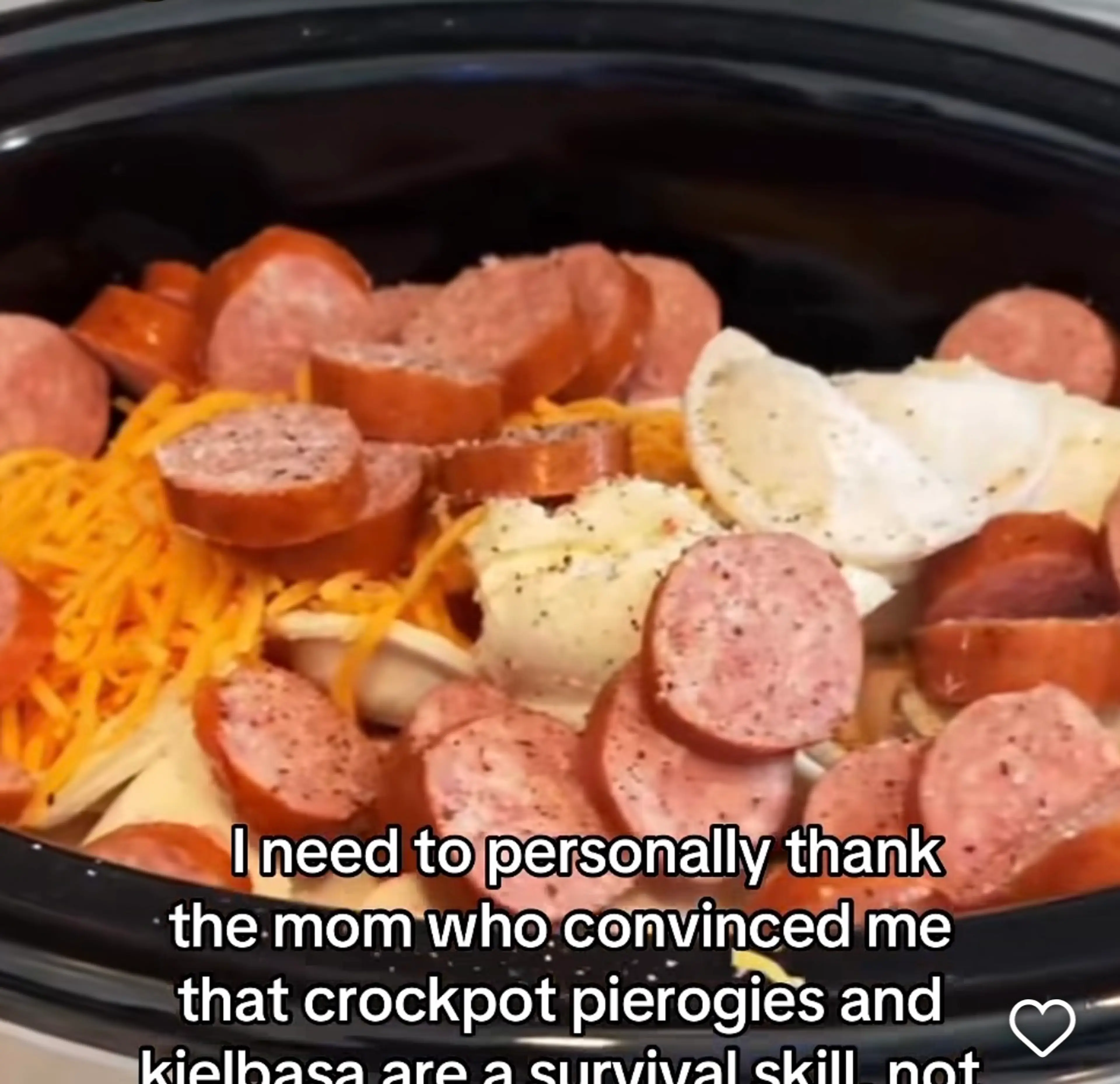 Pierogis And Kielbasa