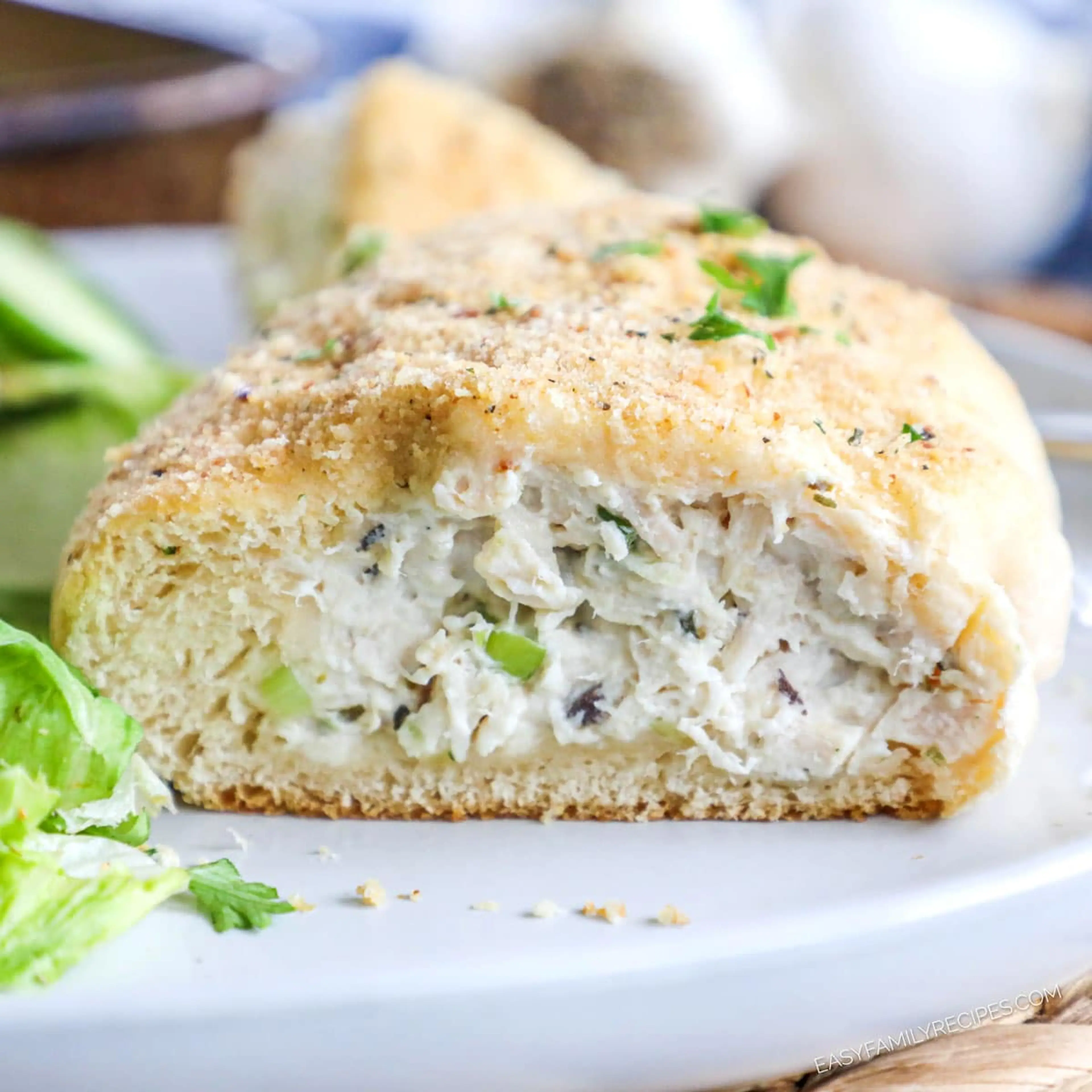 Garlic Herb Chicken Pillows