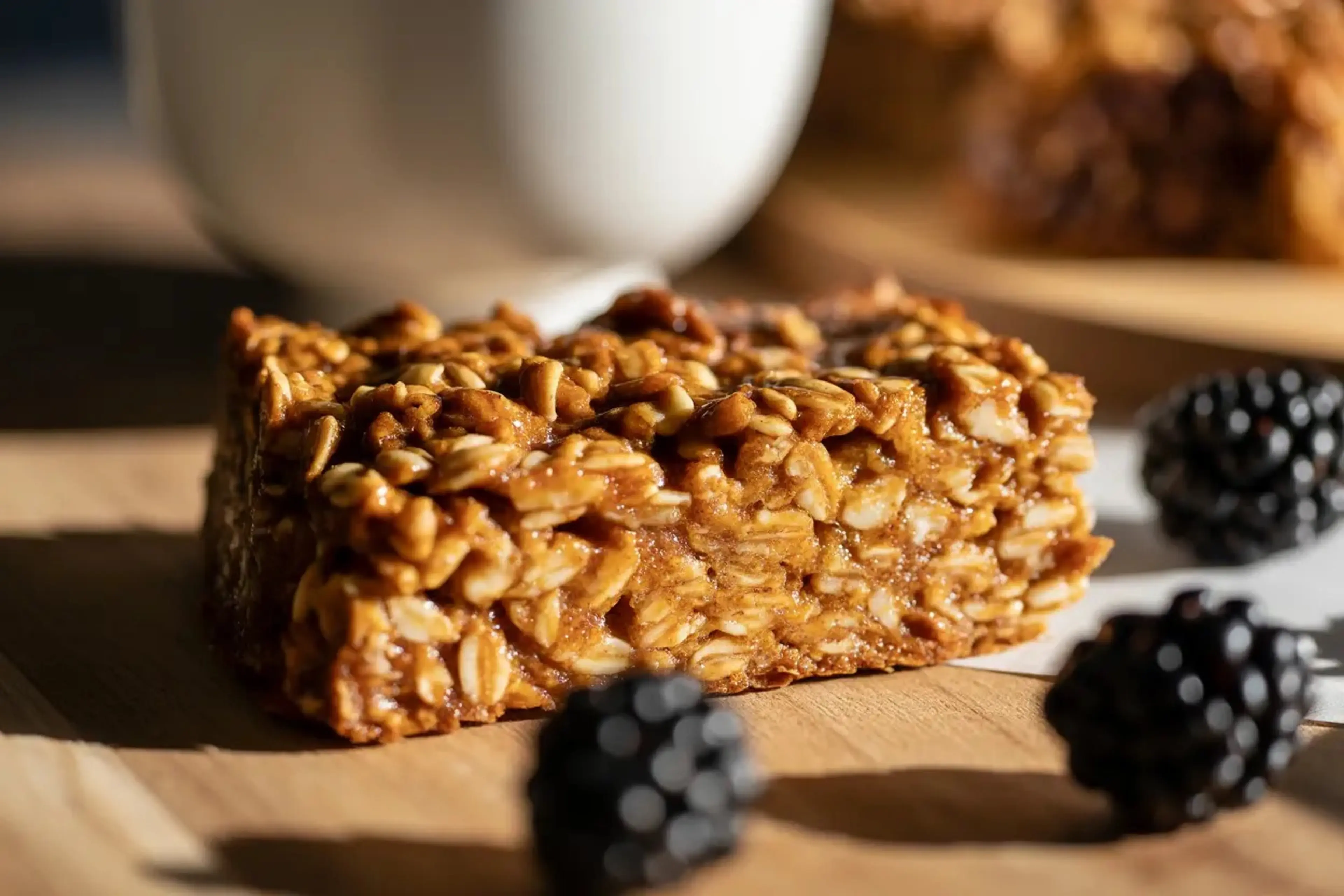 Maple Cinnamon Sourdough Oatmeal Breakfast Bars