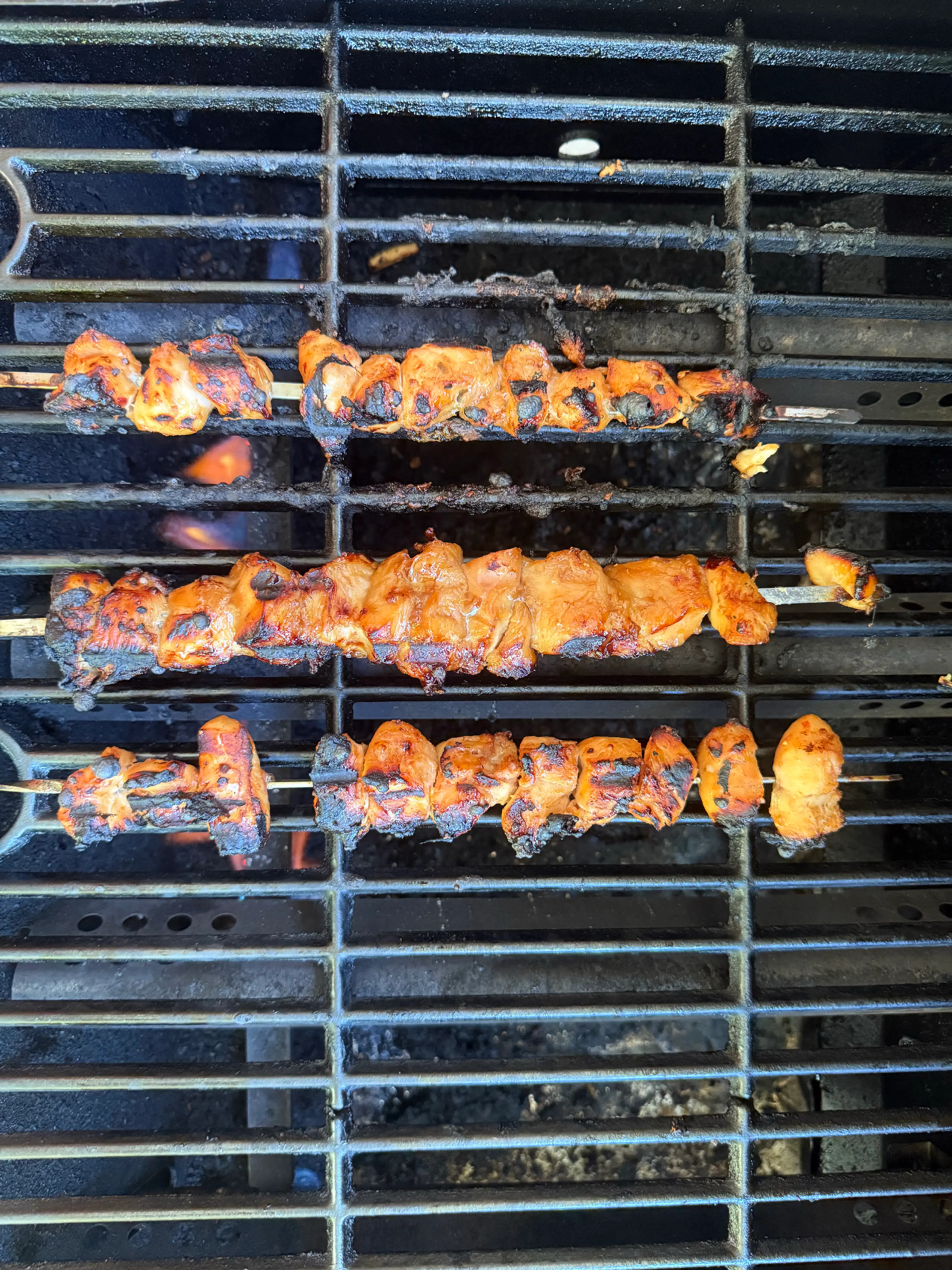 Honey Garlic Asian Chicken Kabobs