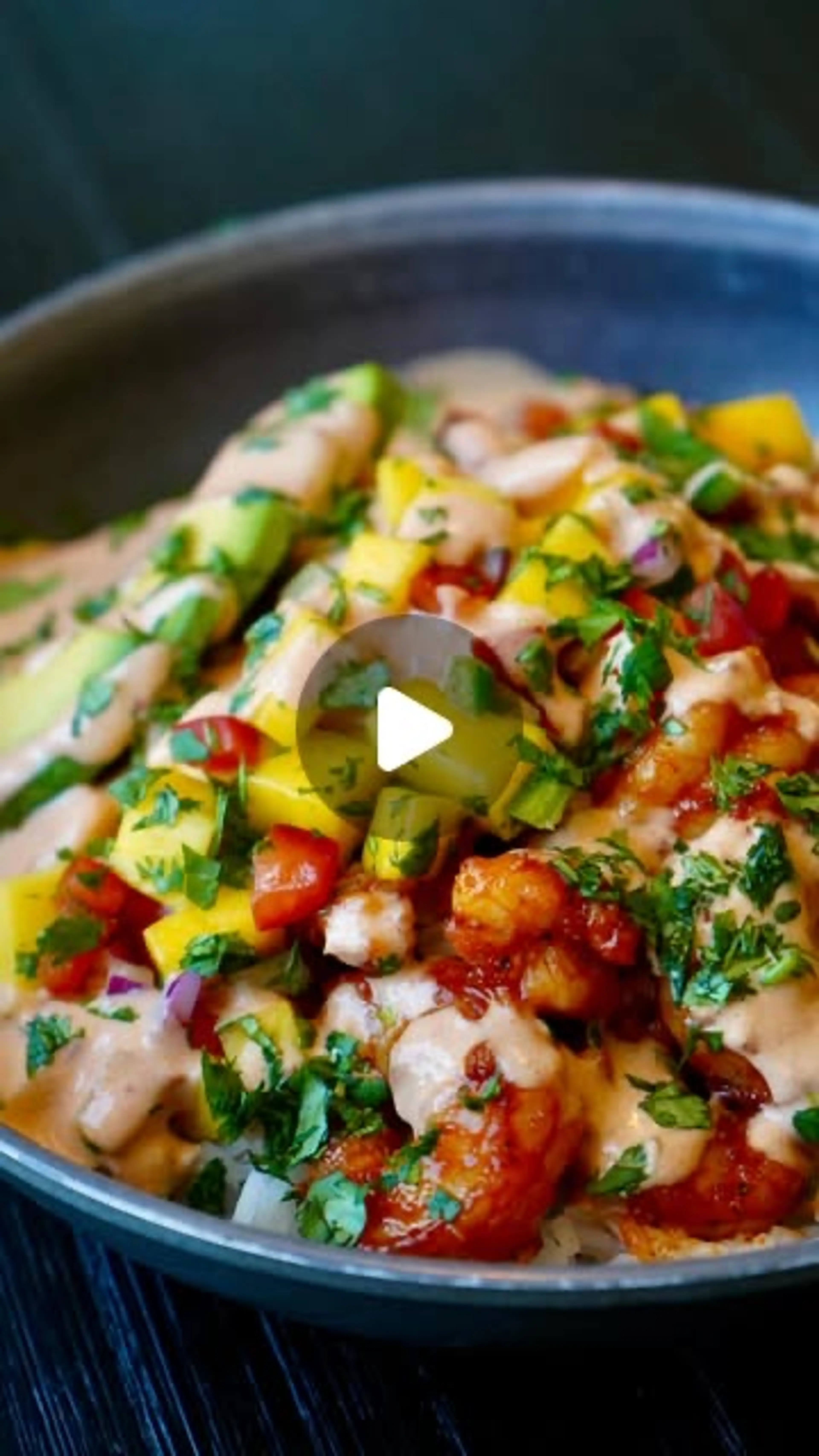 Honey Chipotle Shrimp Bowl