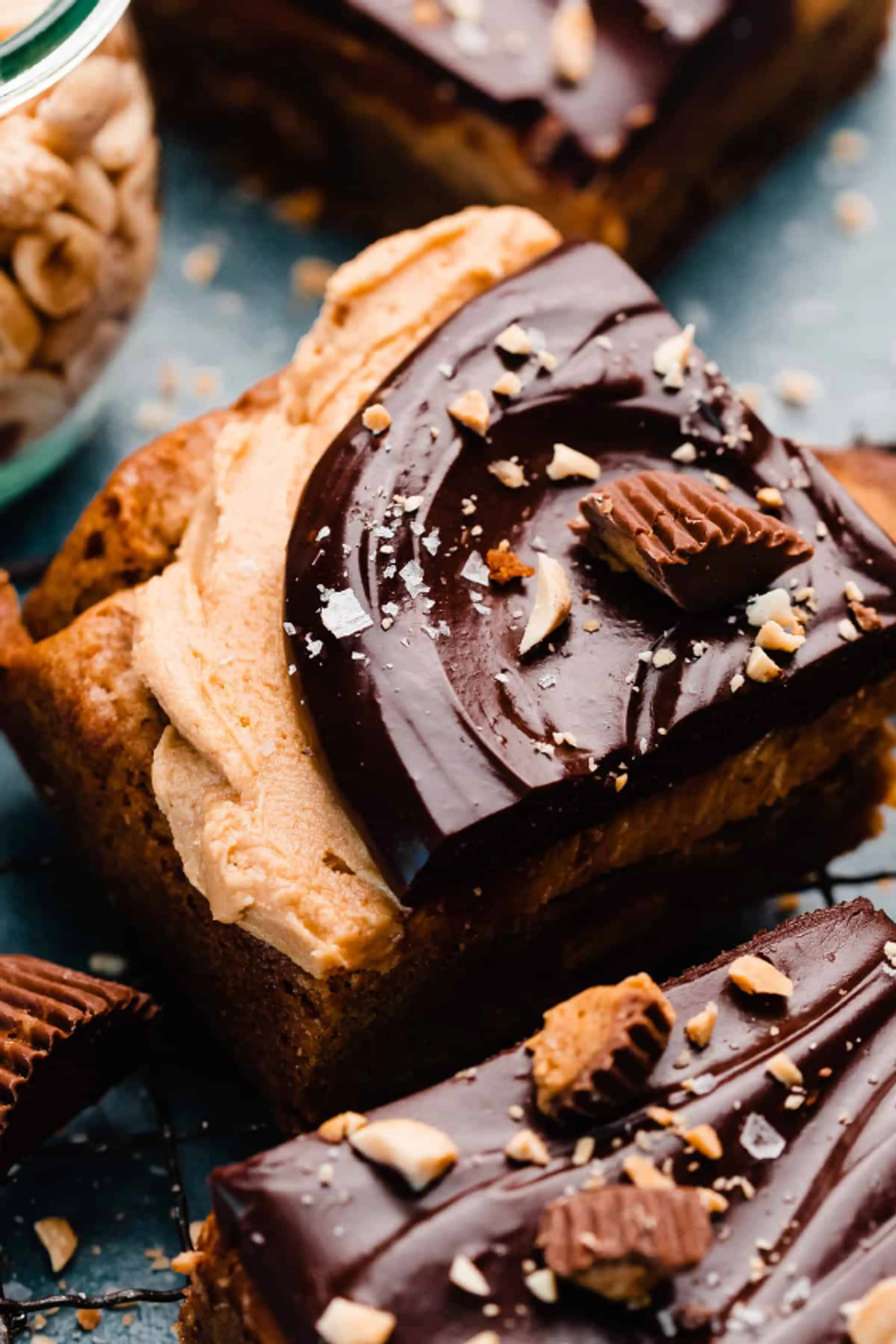Peanut Butter Blondies