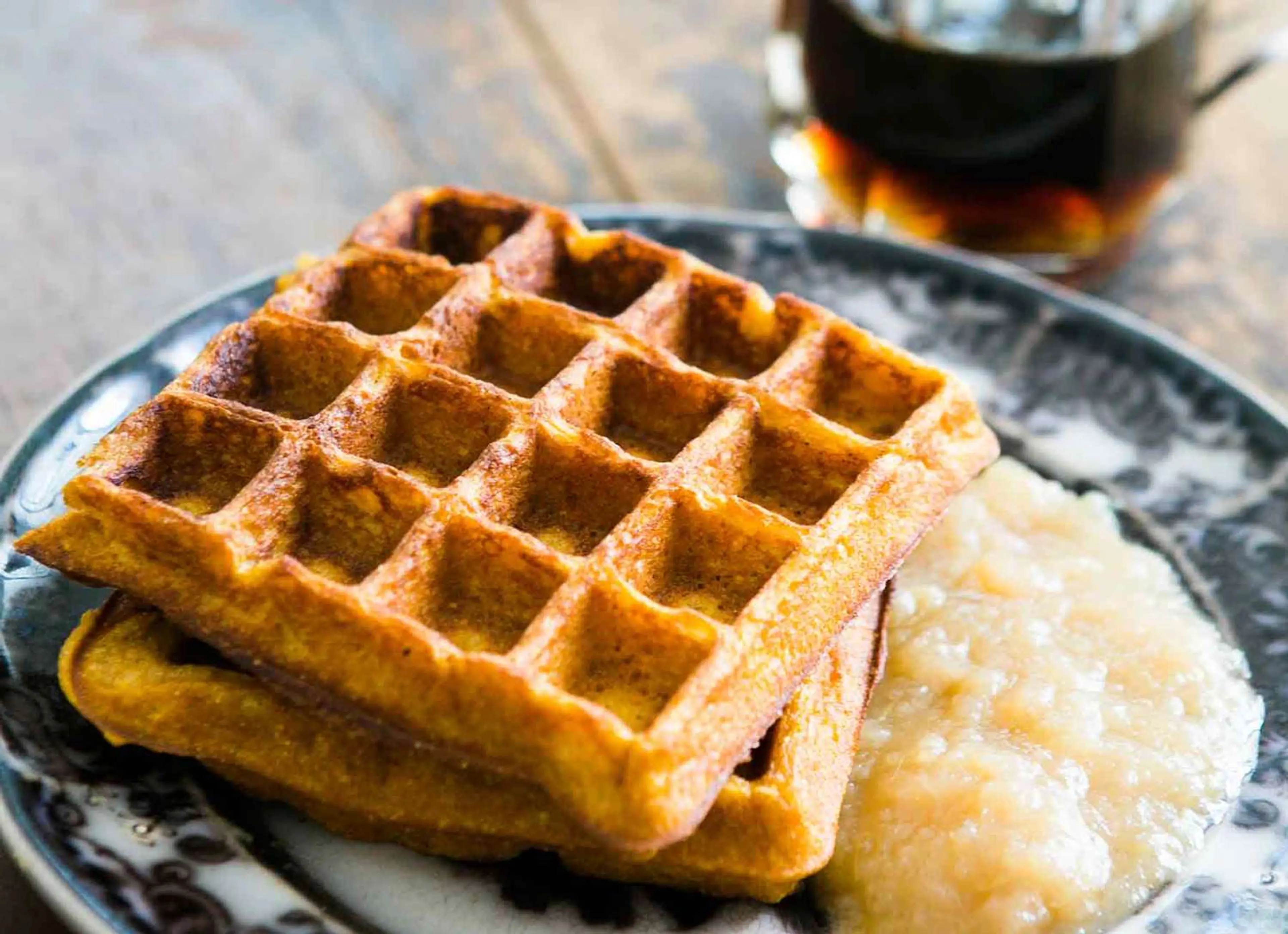 Spiced Pumpkin Waffles