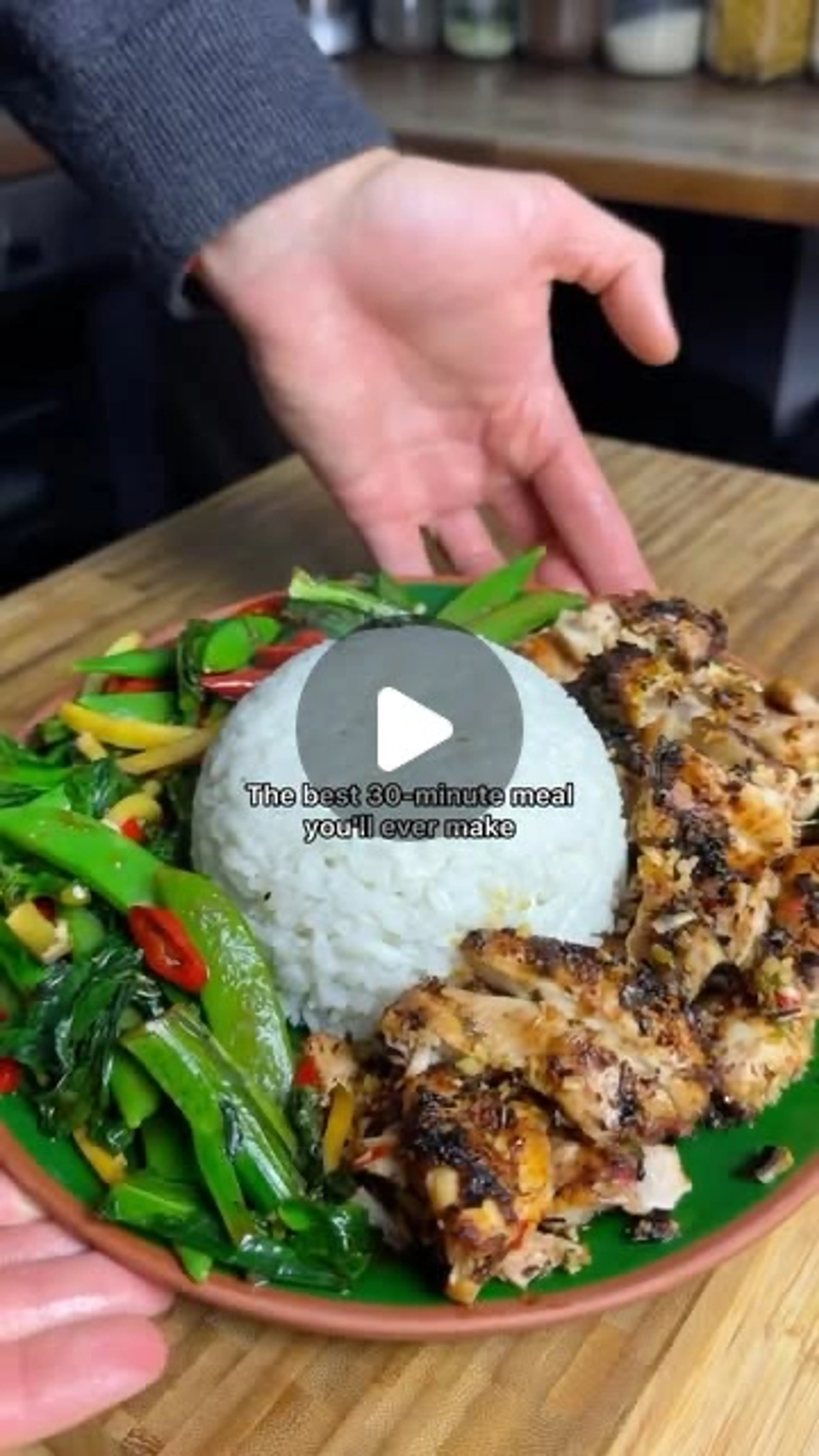 Lemongrass Chicken and Coconut Rice
