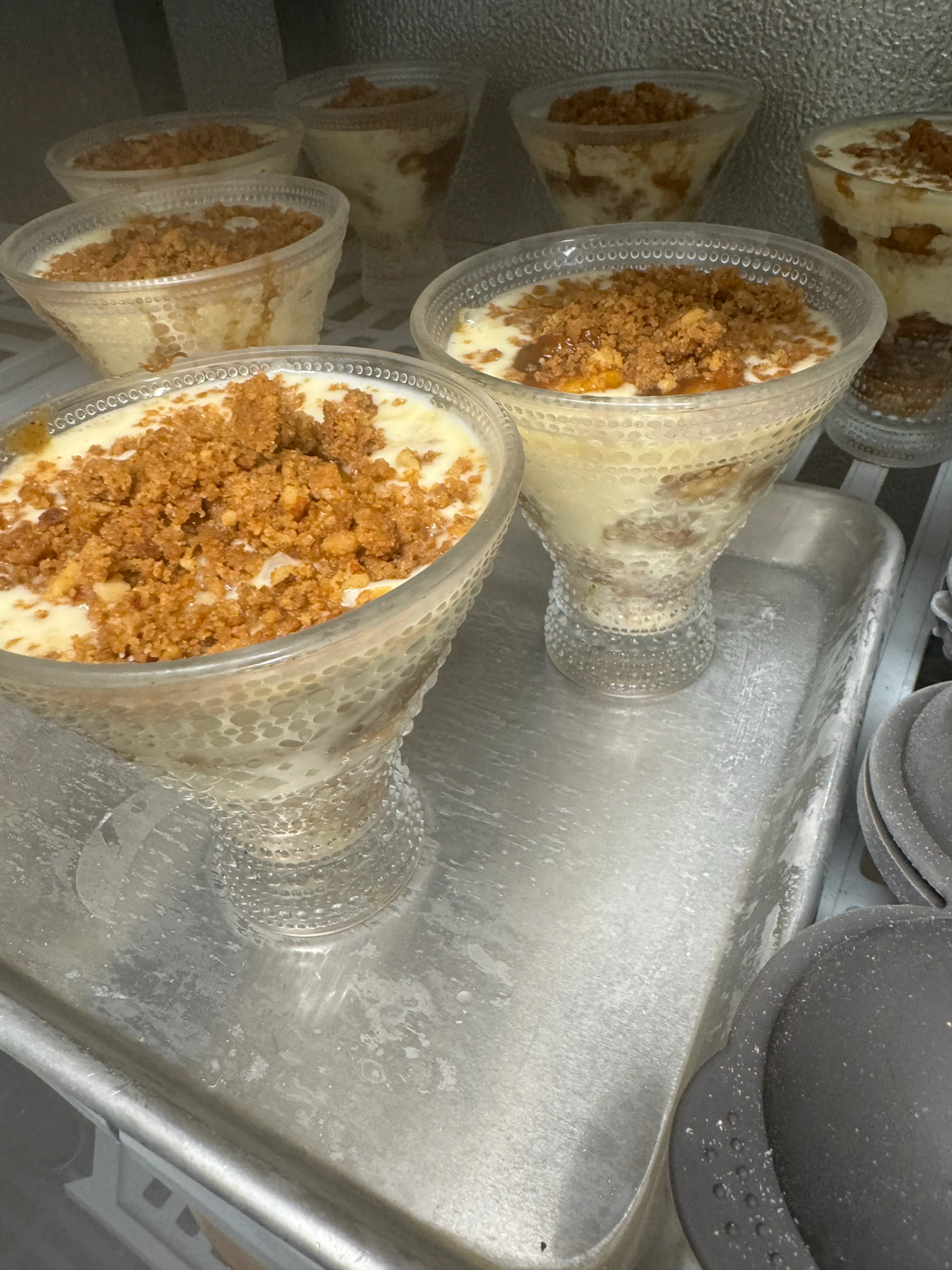 Bananas Foster Banana Pudding + Graham Cracker Crumble
