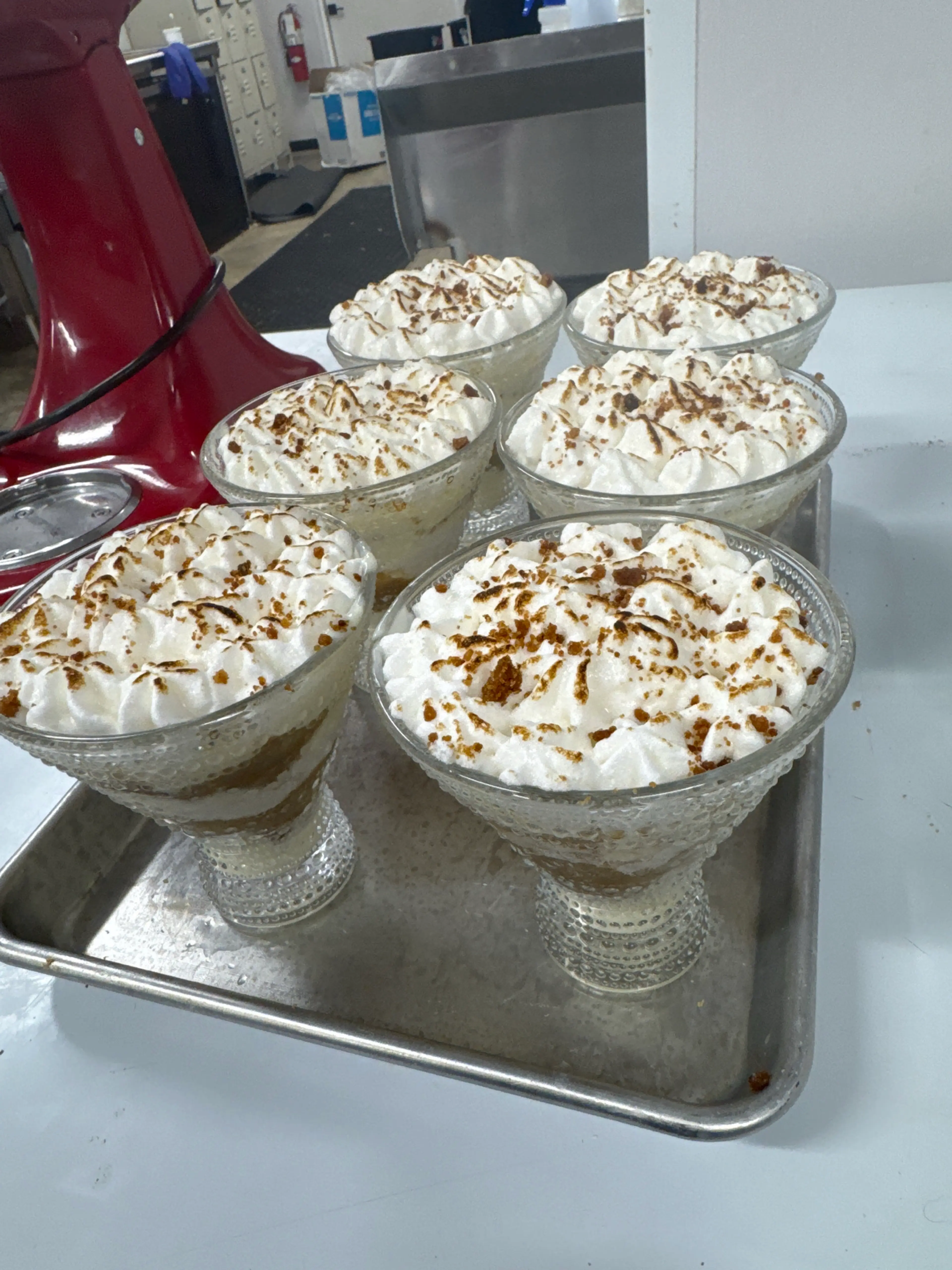 Bananas Foster Banana Pudding + Graham Cracker Crumble