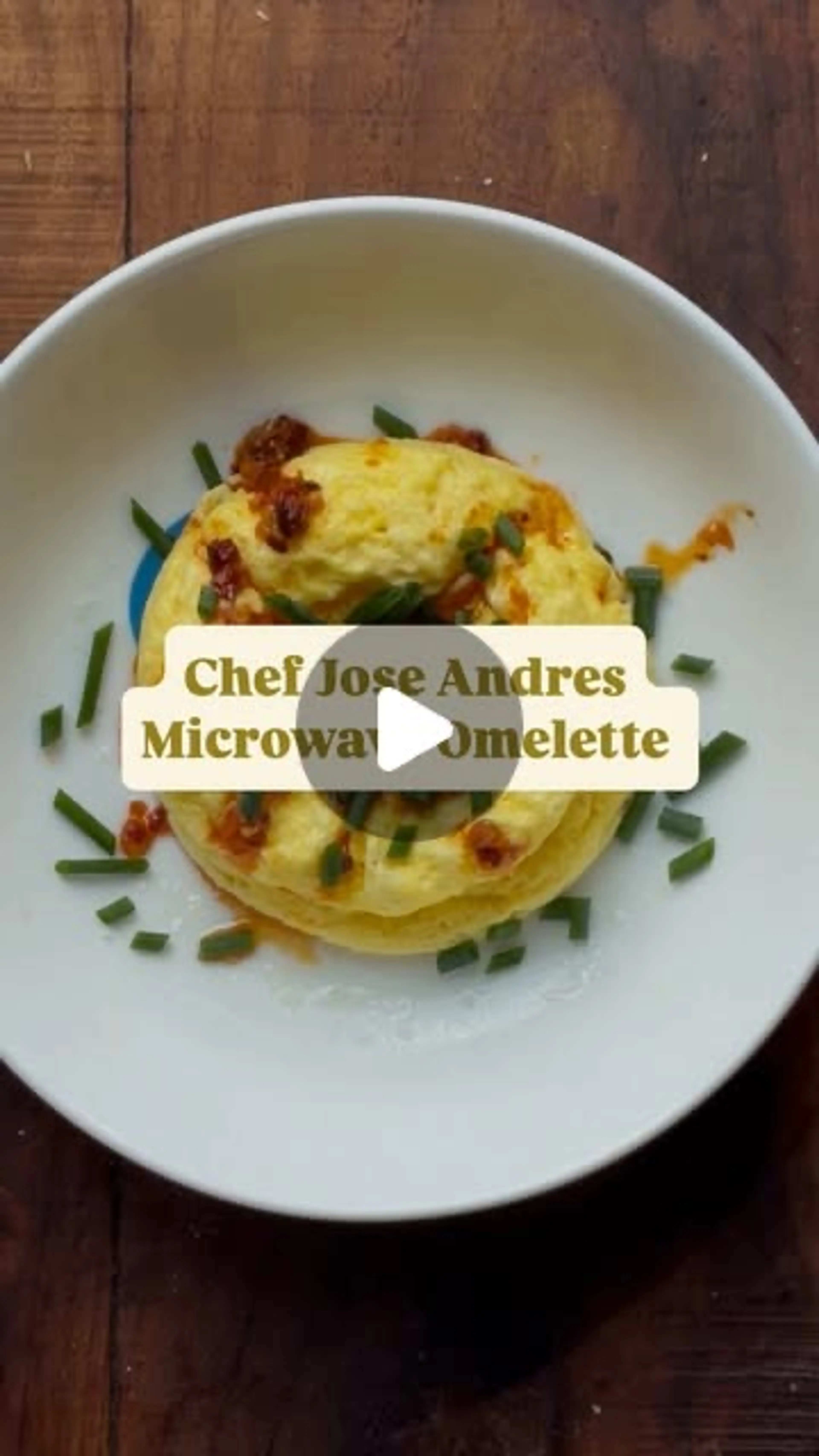 Michelin-starred Chef José Andrés Omelet