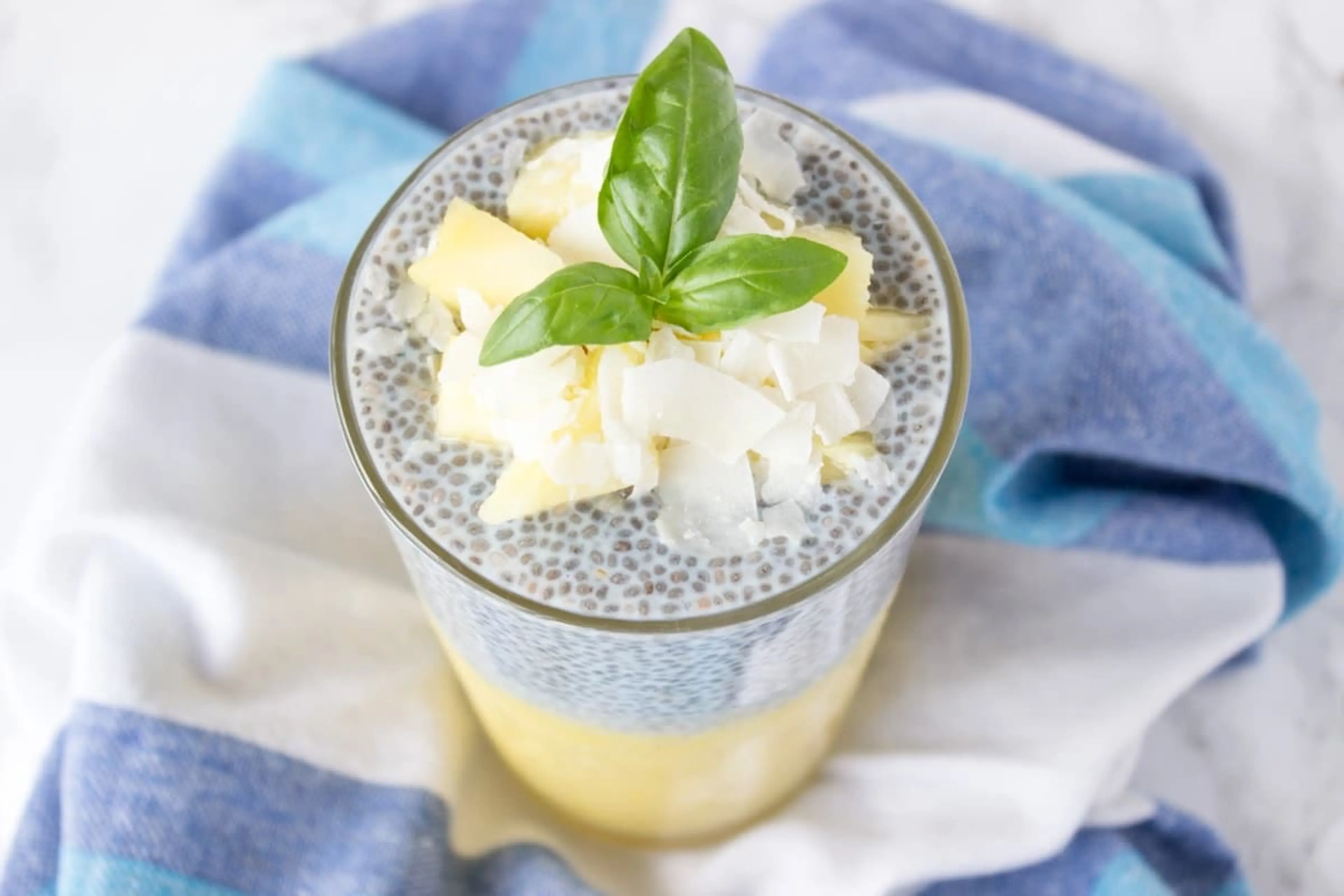 Pineapple Coconut Chia Pudding