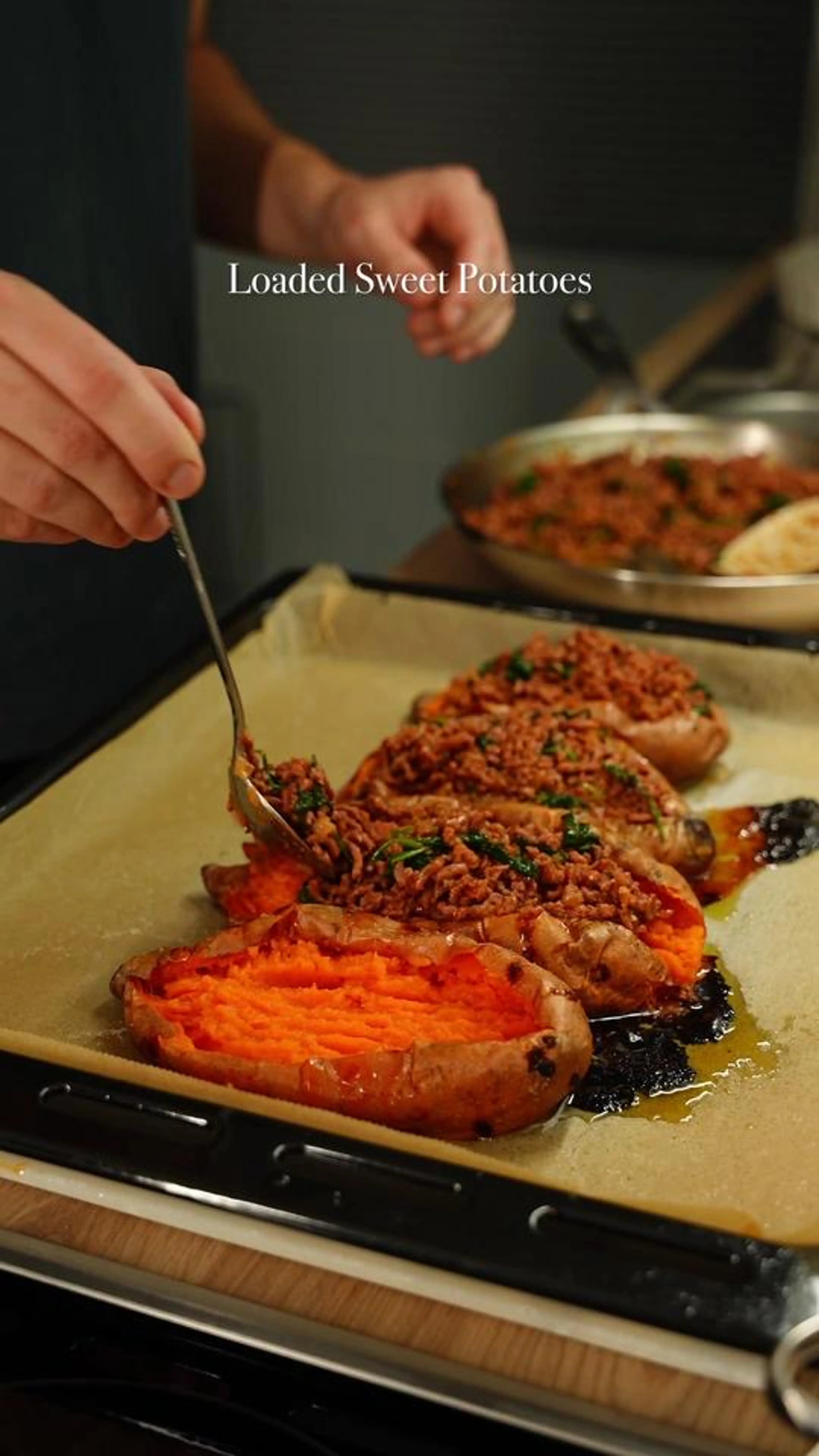 Loaded Sweet Potatoes
