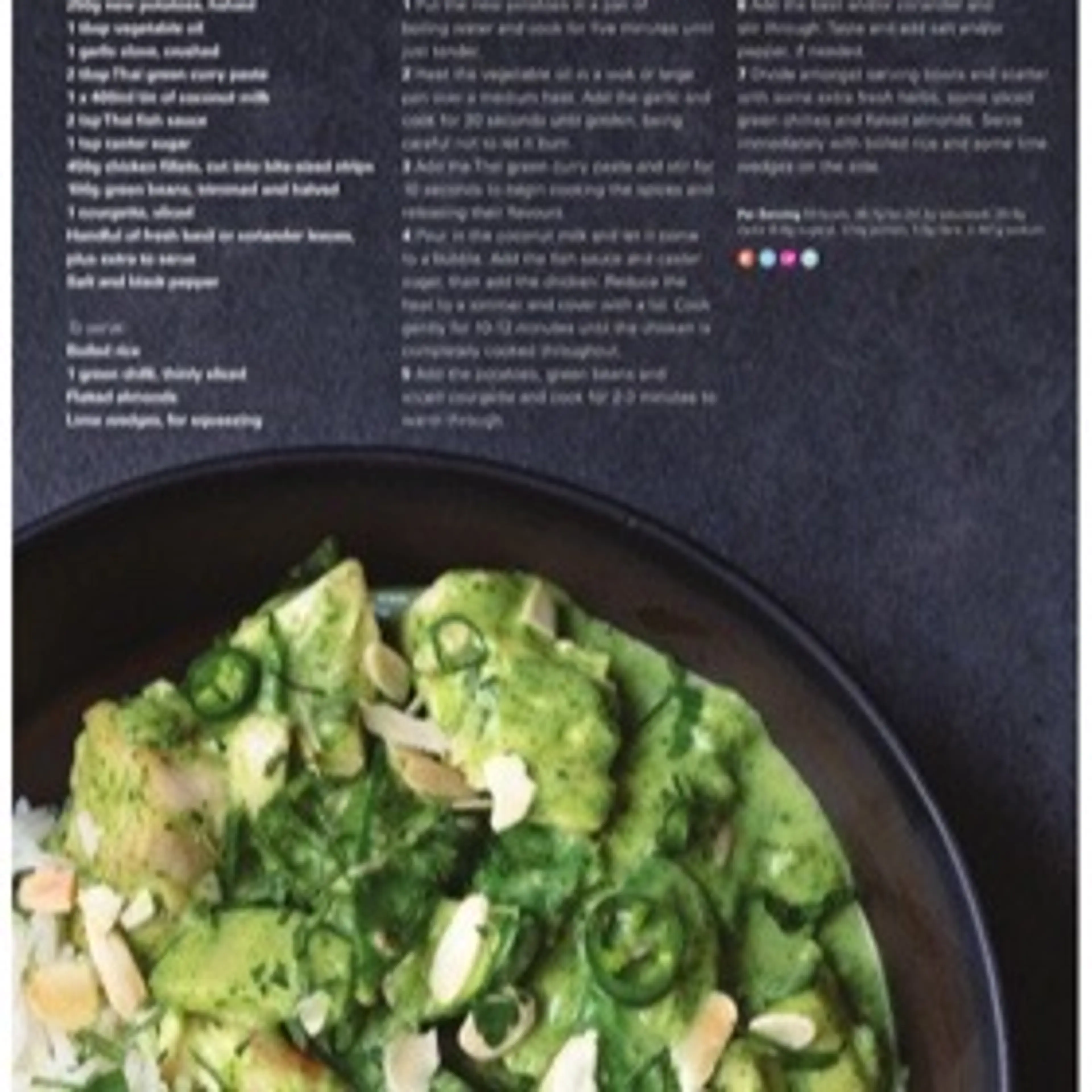 THAI CREEN CHICKEN CURRY
