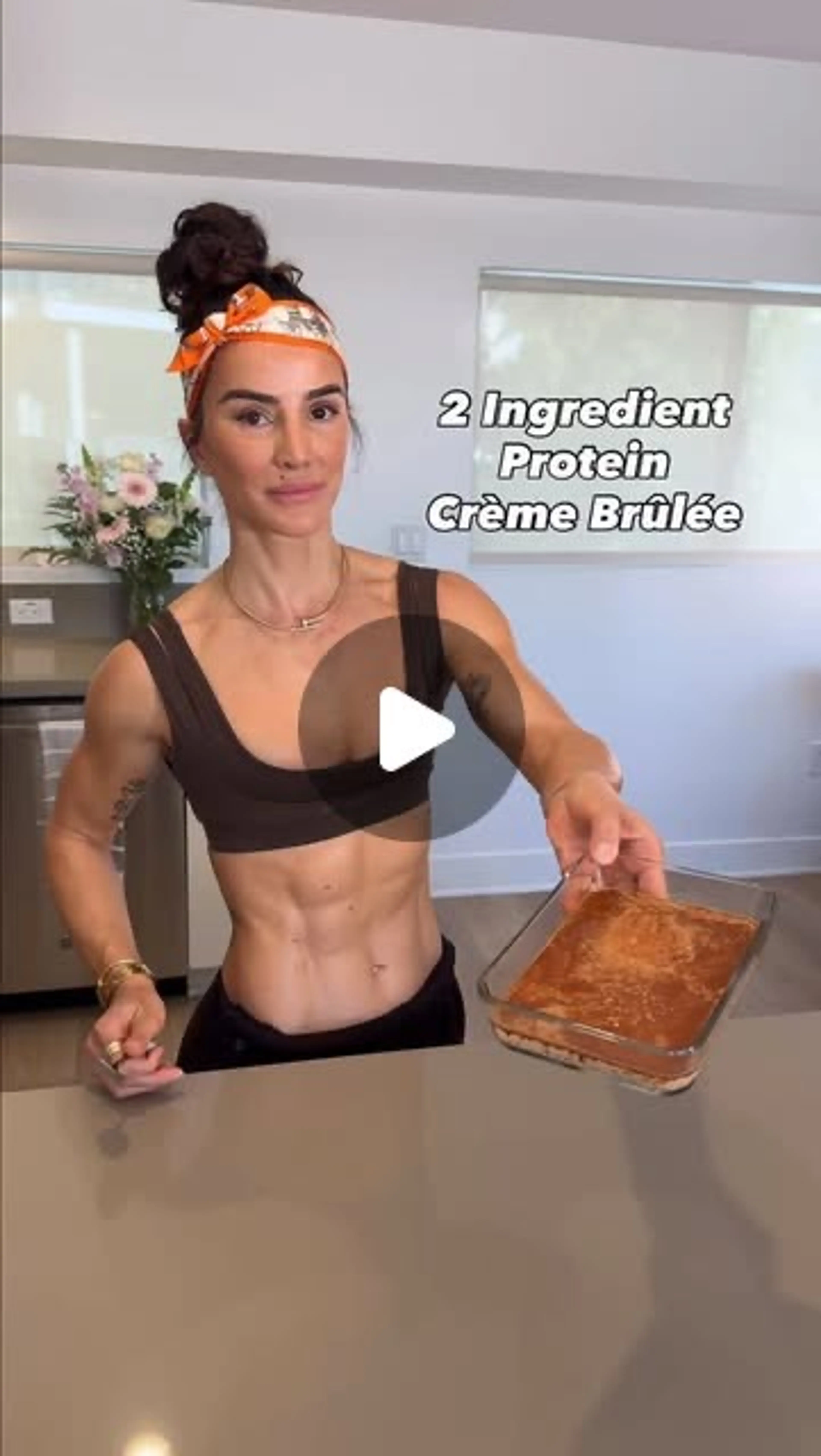 2 Ingredient Protein Crème Brûlée