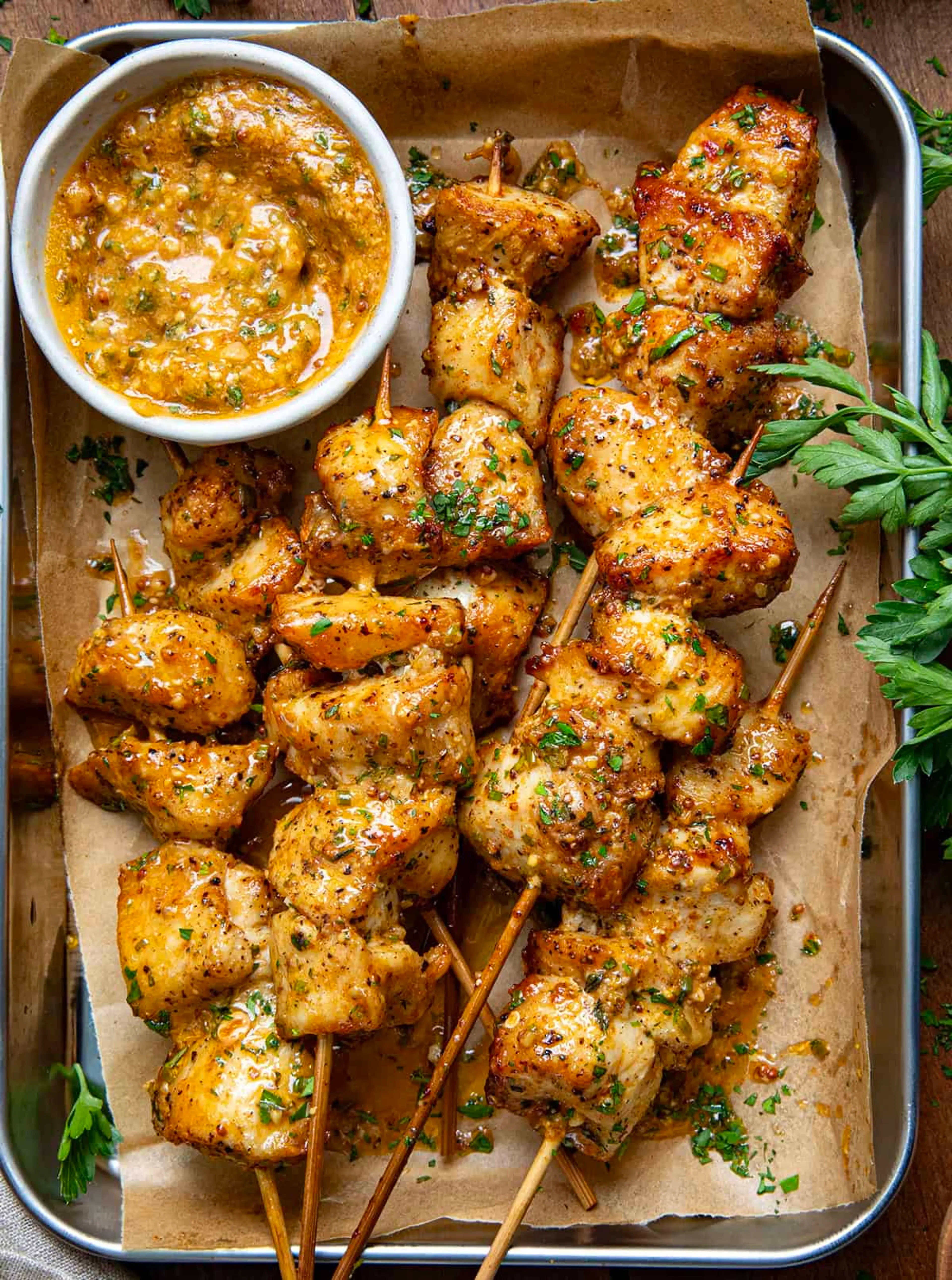 Cowboy Butter Chicken Skewers