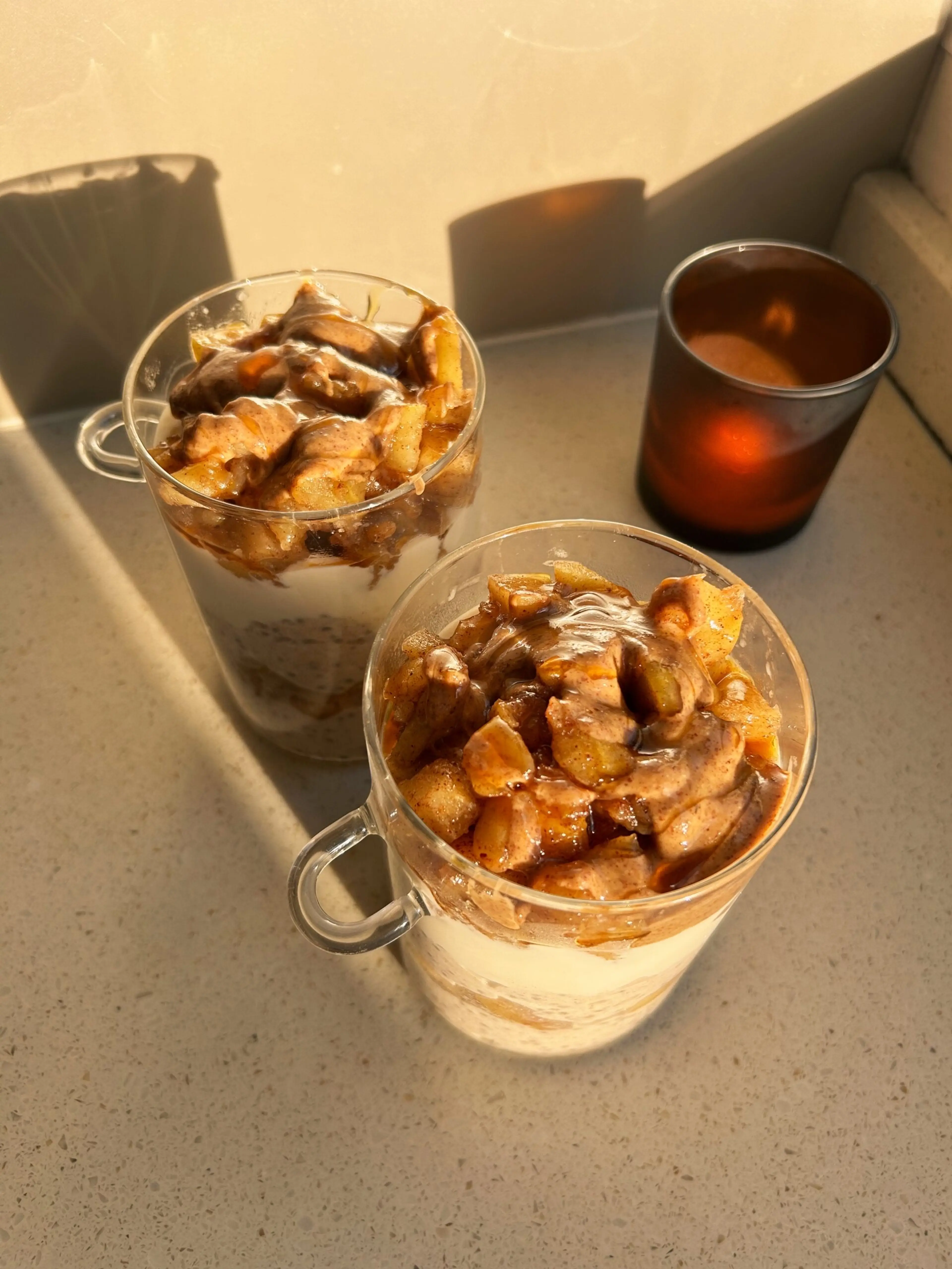 Apple Pie Overnight Oats