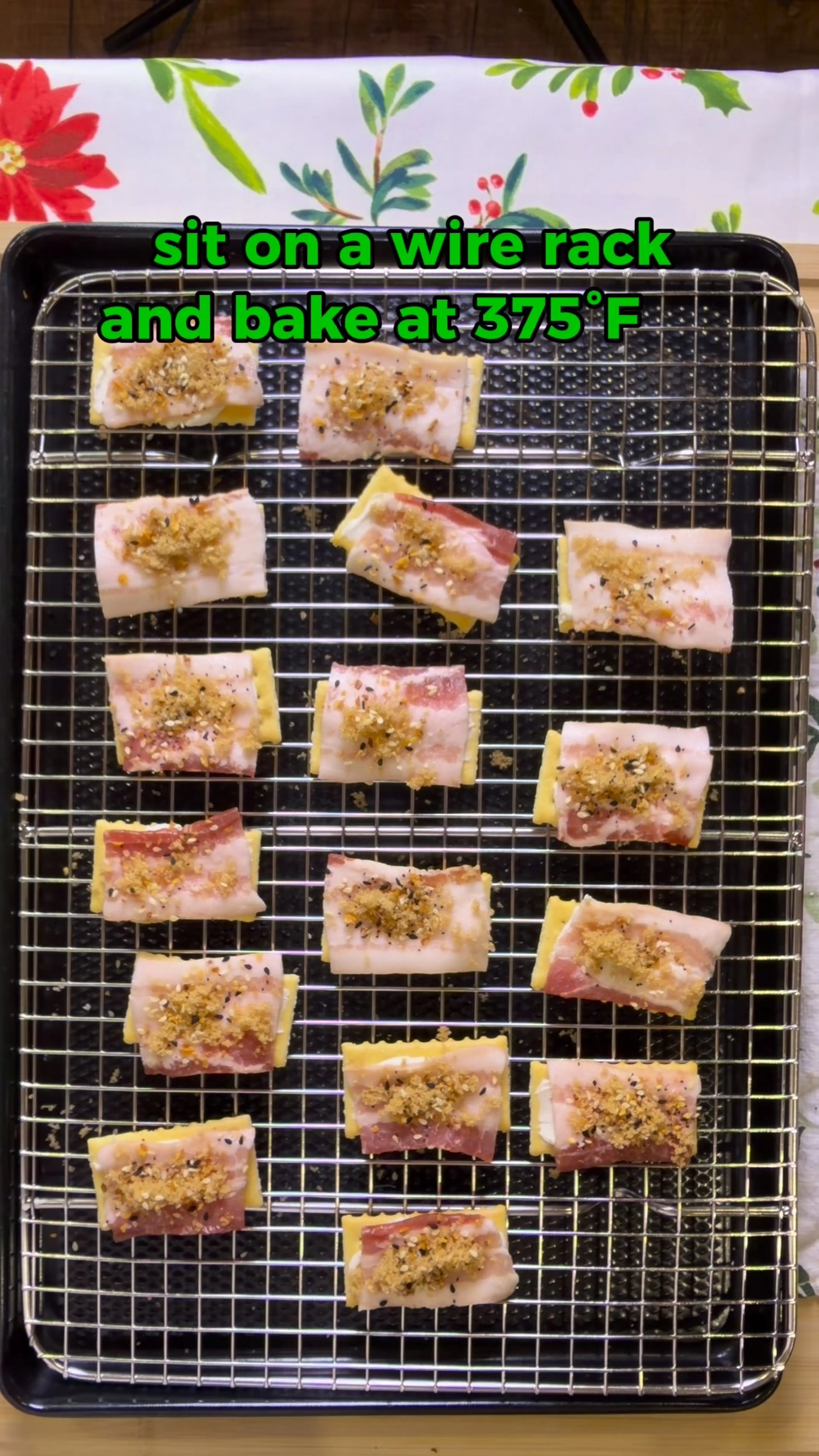 Everything Bagel Bacon Crackers