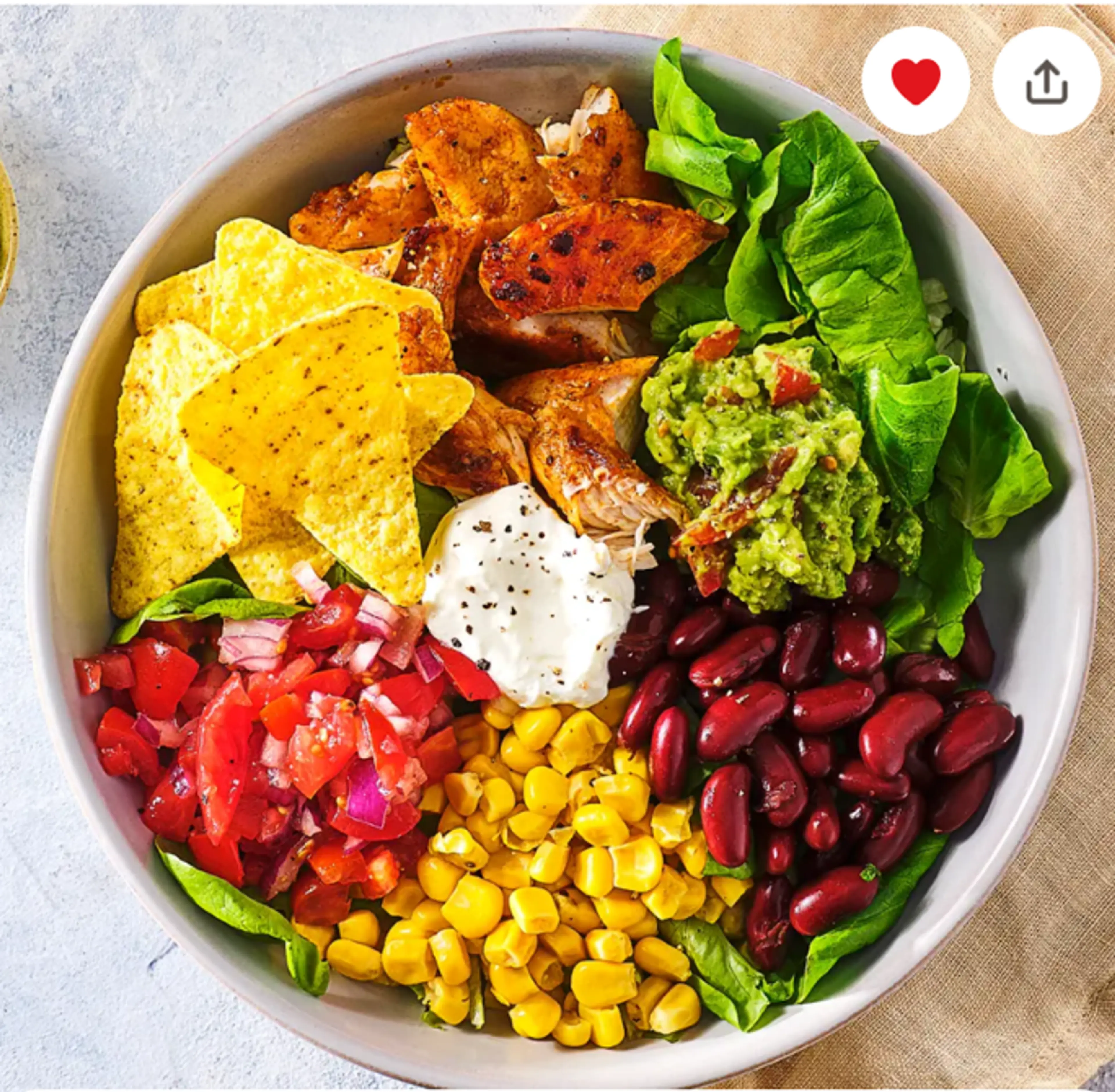 Mexikanische Nachobowl