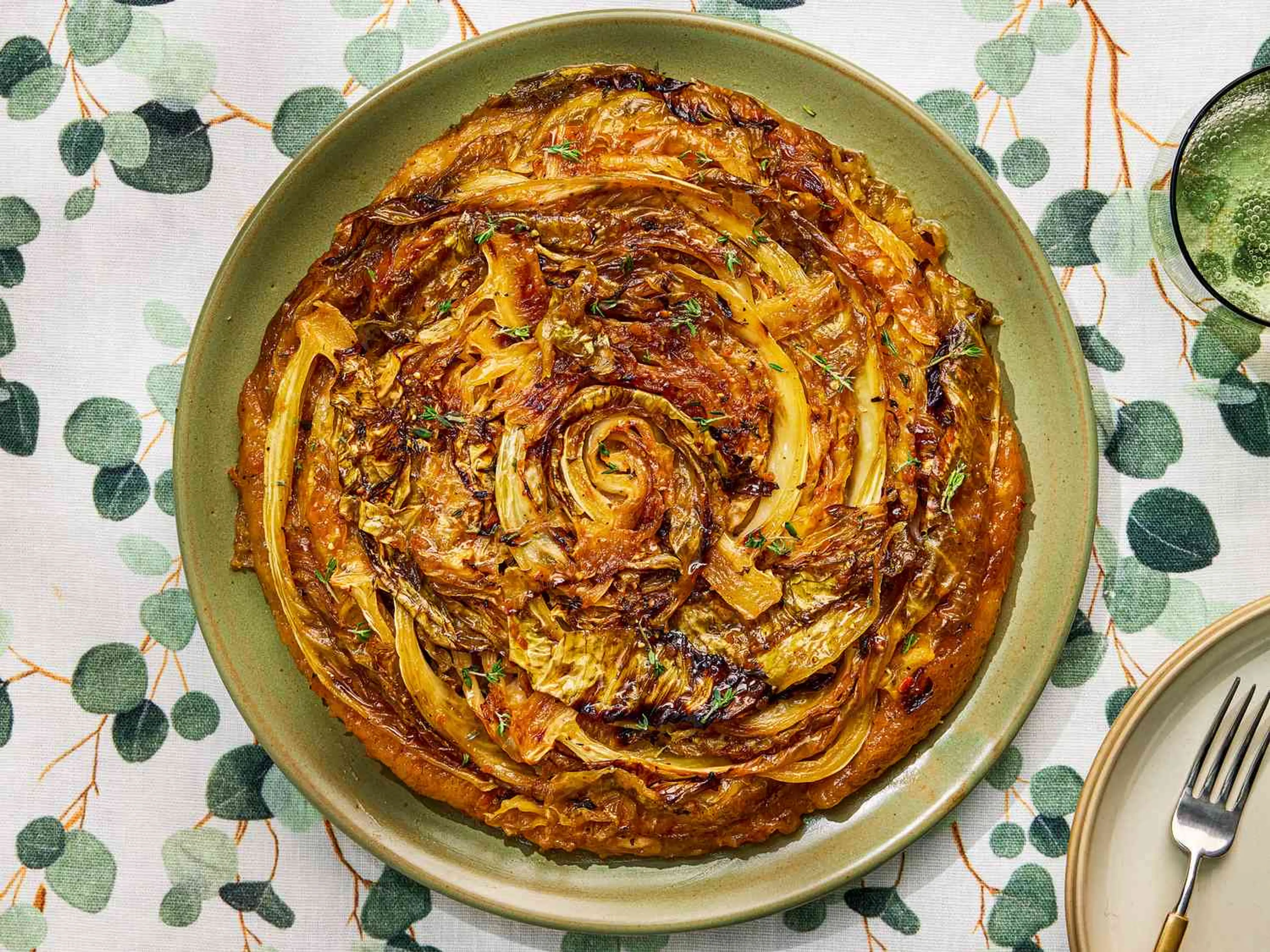 Savory Cabbage Tarte Tatin