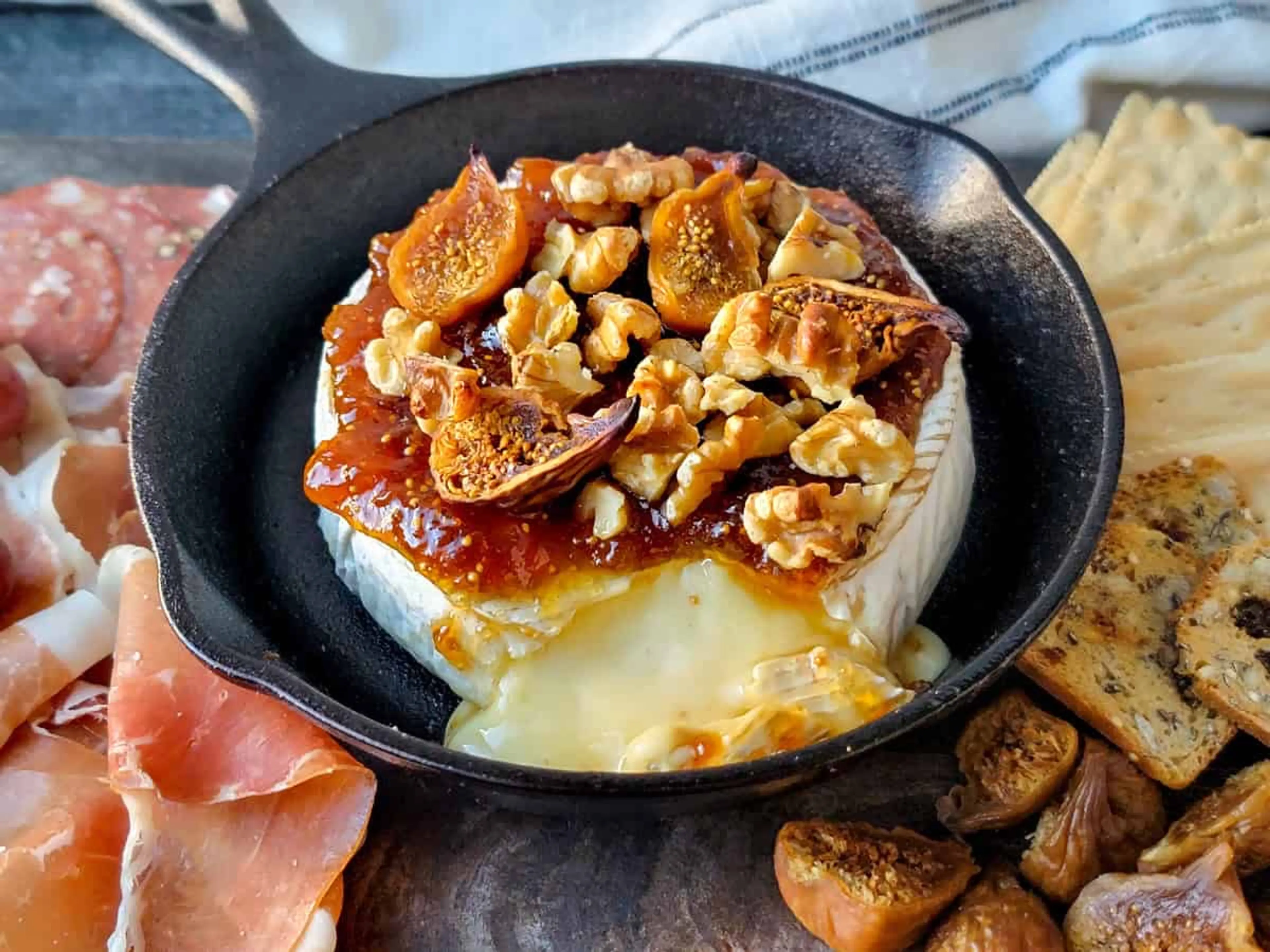 Baked Brie with Fig Jam