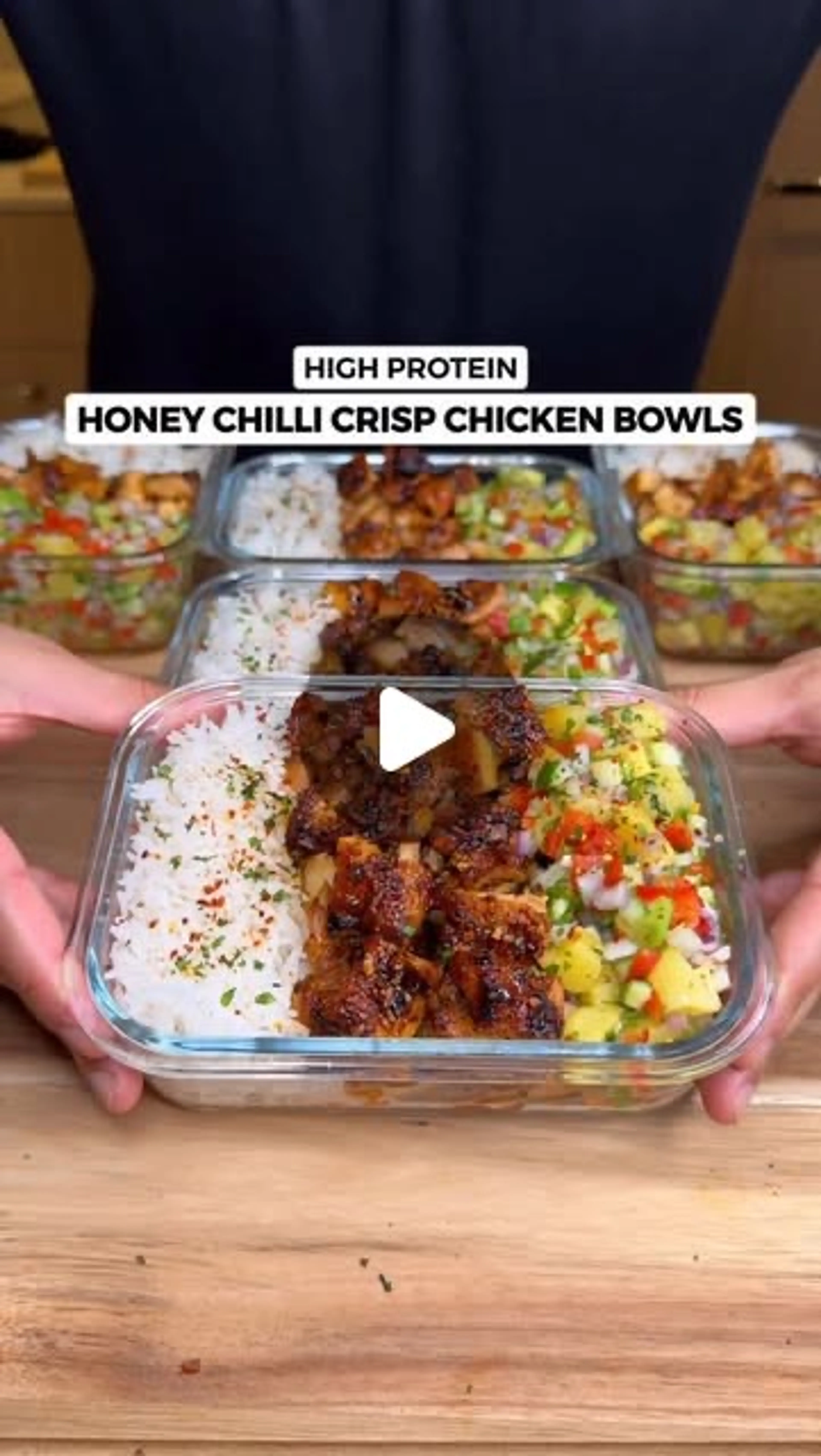 Honey Chilli Crisp Chicken Bowls
