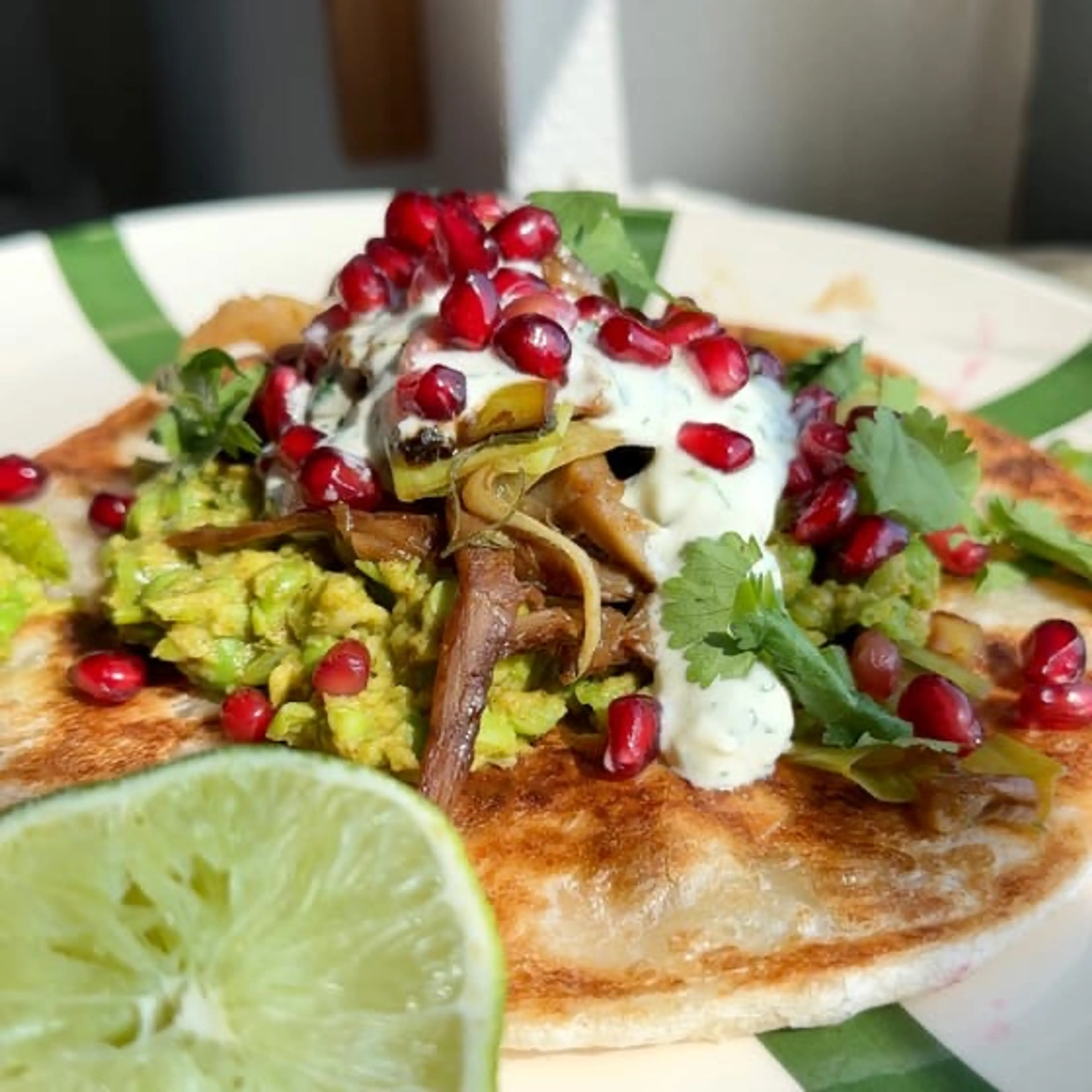 Gevulde Oesterzwam Paratha