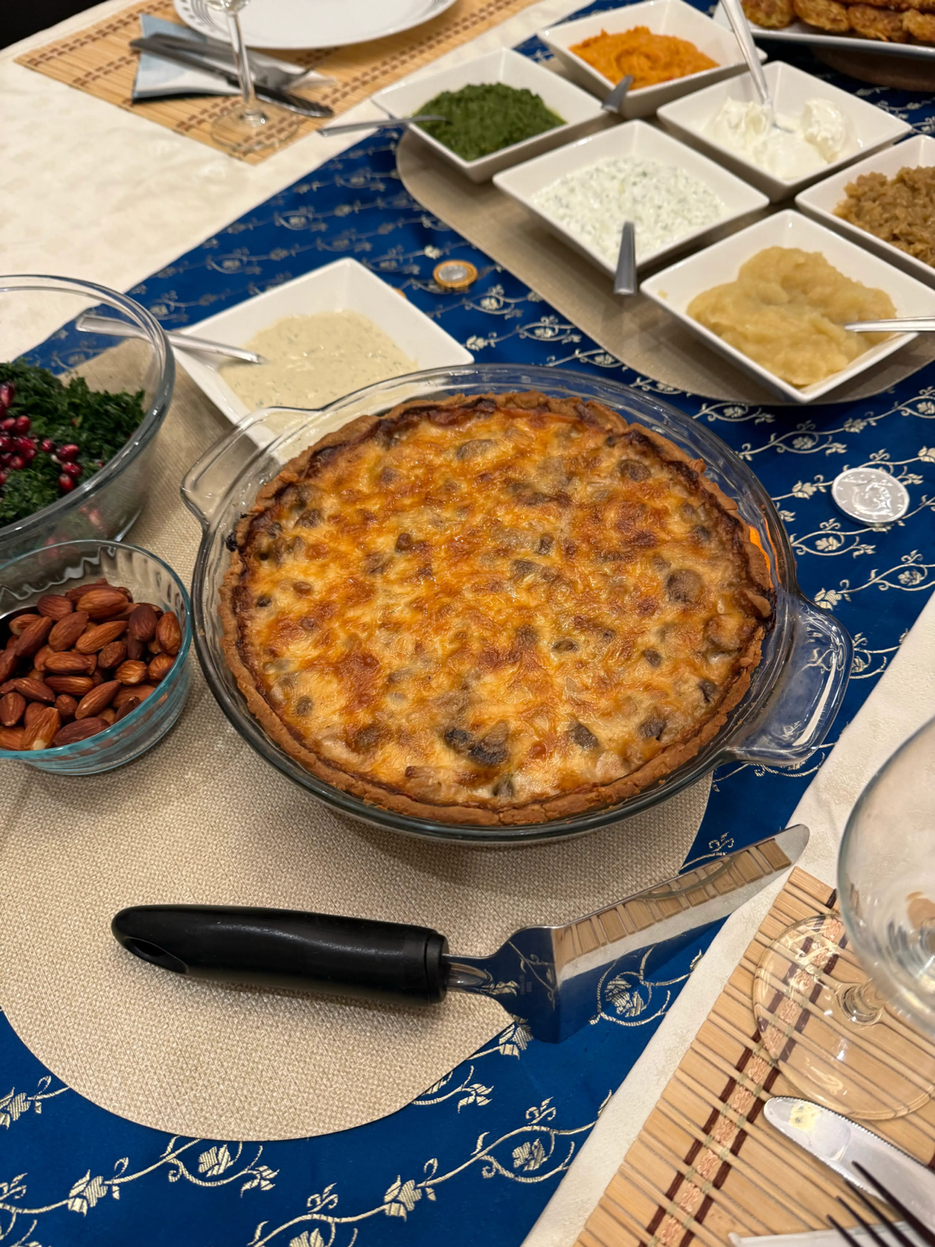 Cheesy Mushroom Quiche