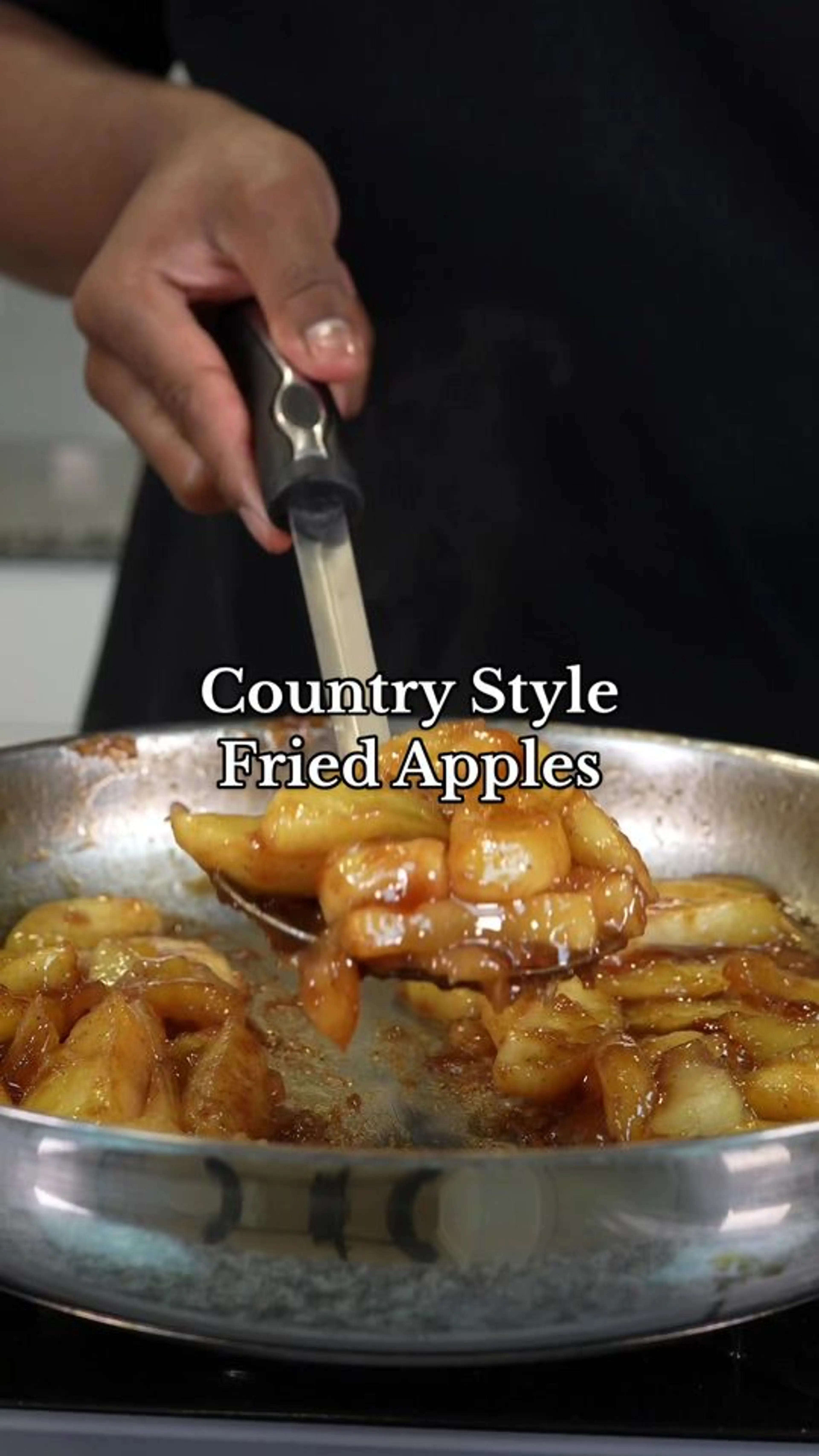 Country Style Fried Apples! Ingredients Are Below & the Full