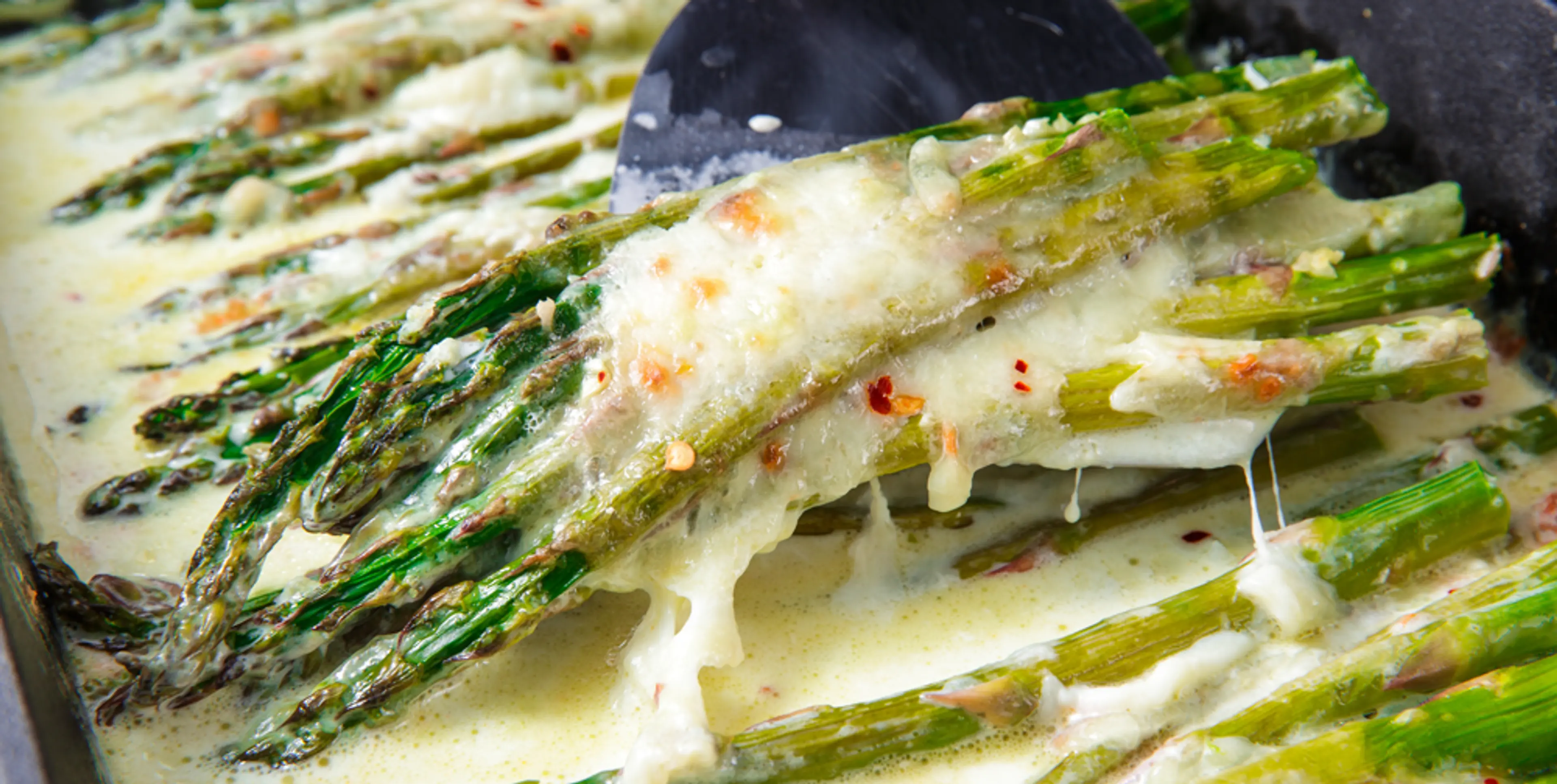 Cheesy Baked Asparagus