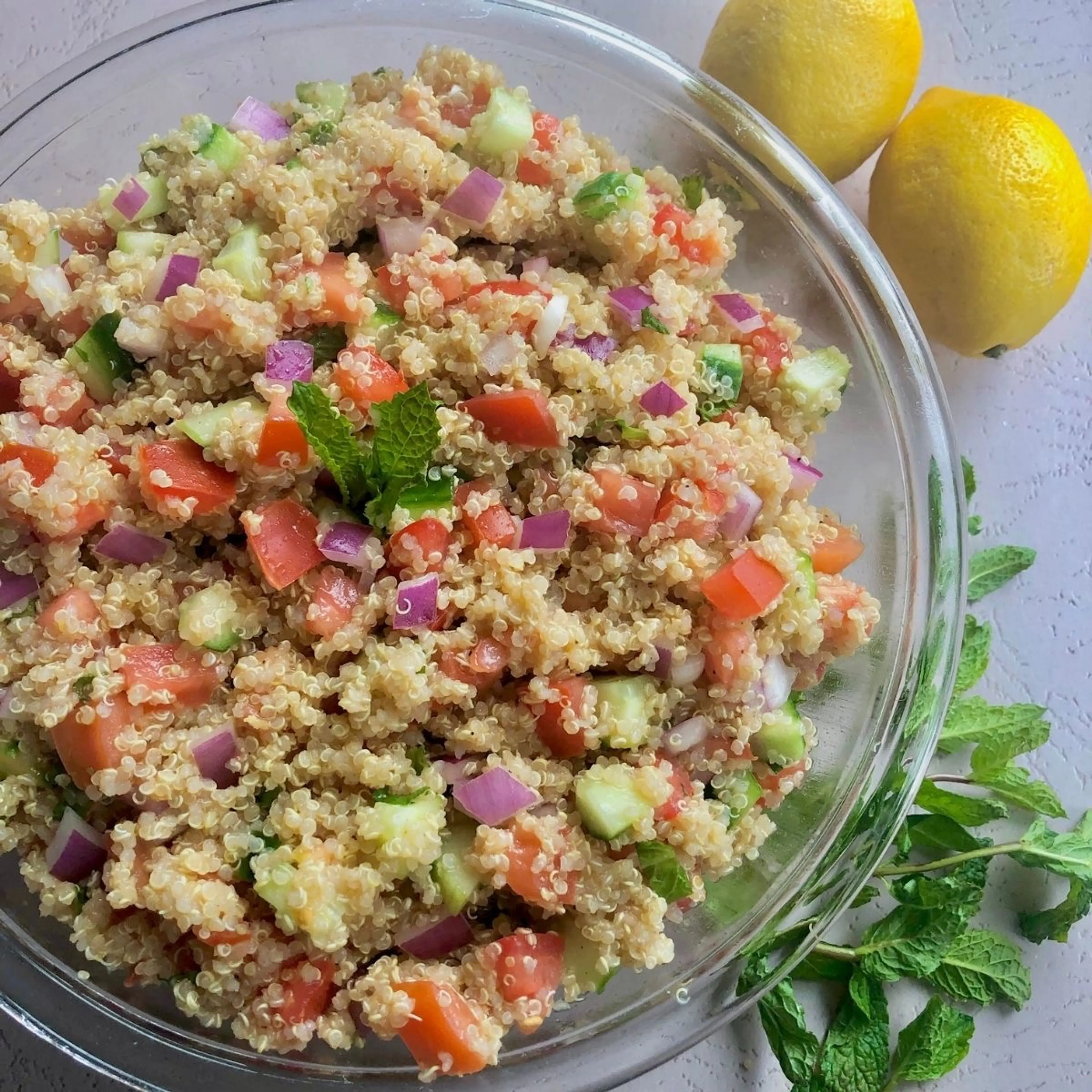 Zesty Quinoa Salad with Cumin & Lemon