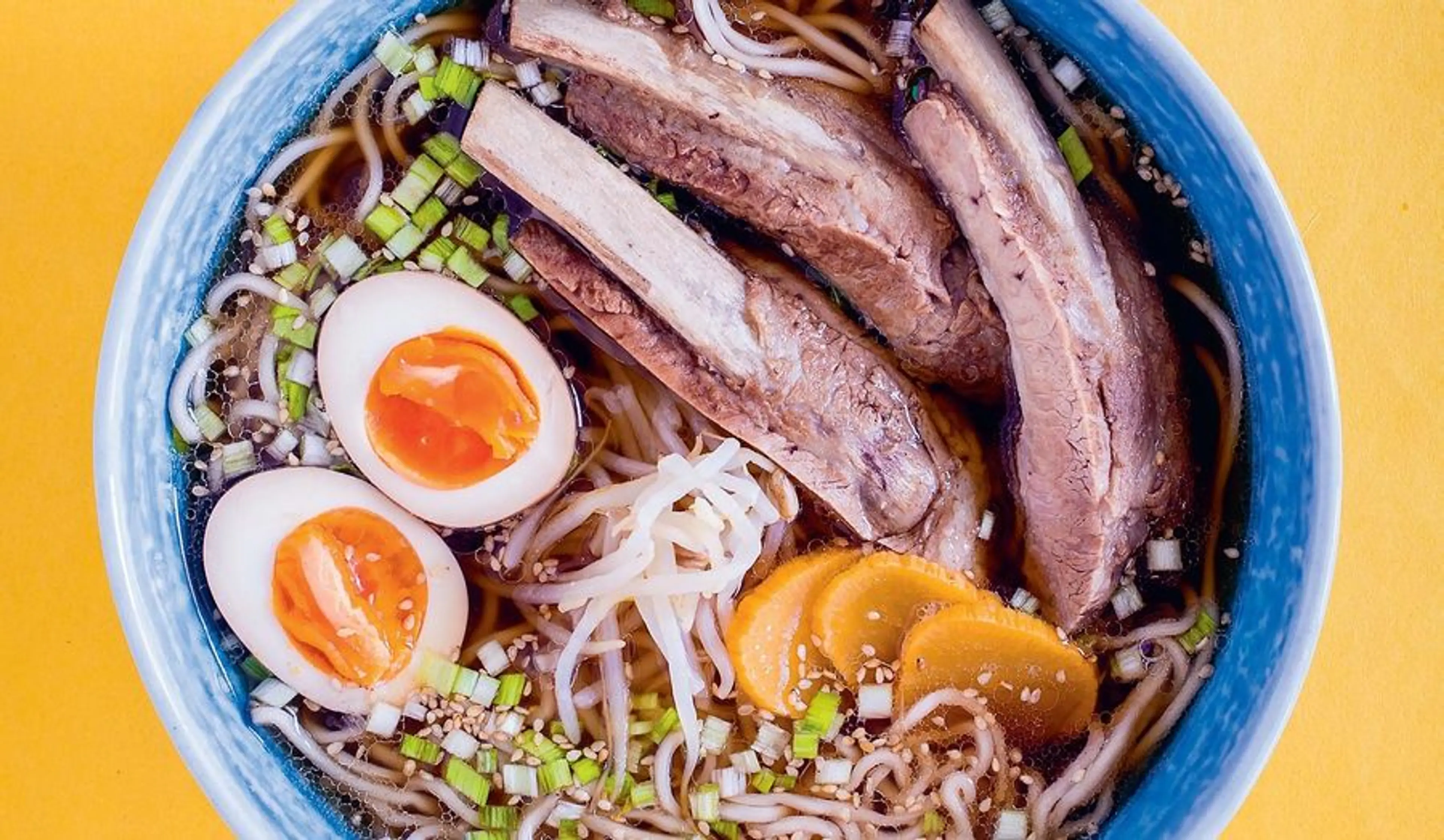Soki Soba (Okinawan Pork Rib Ramen with a Light Dashi Pork B
