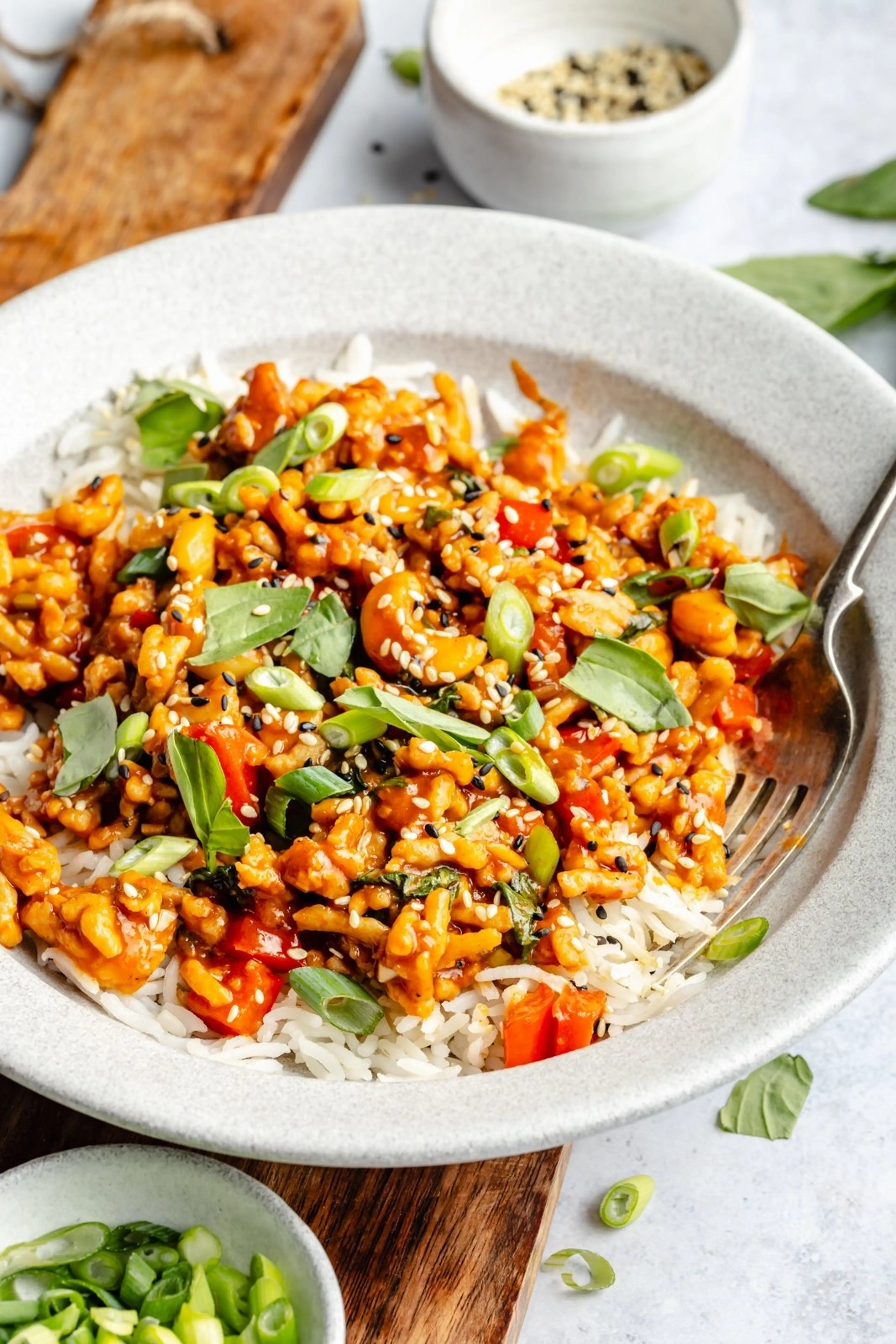 Sweet and Spicy Gochujang Chicken Bowls