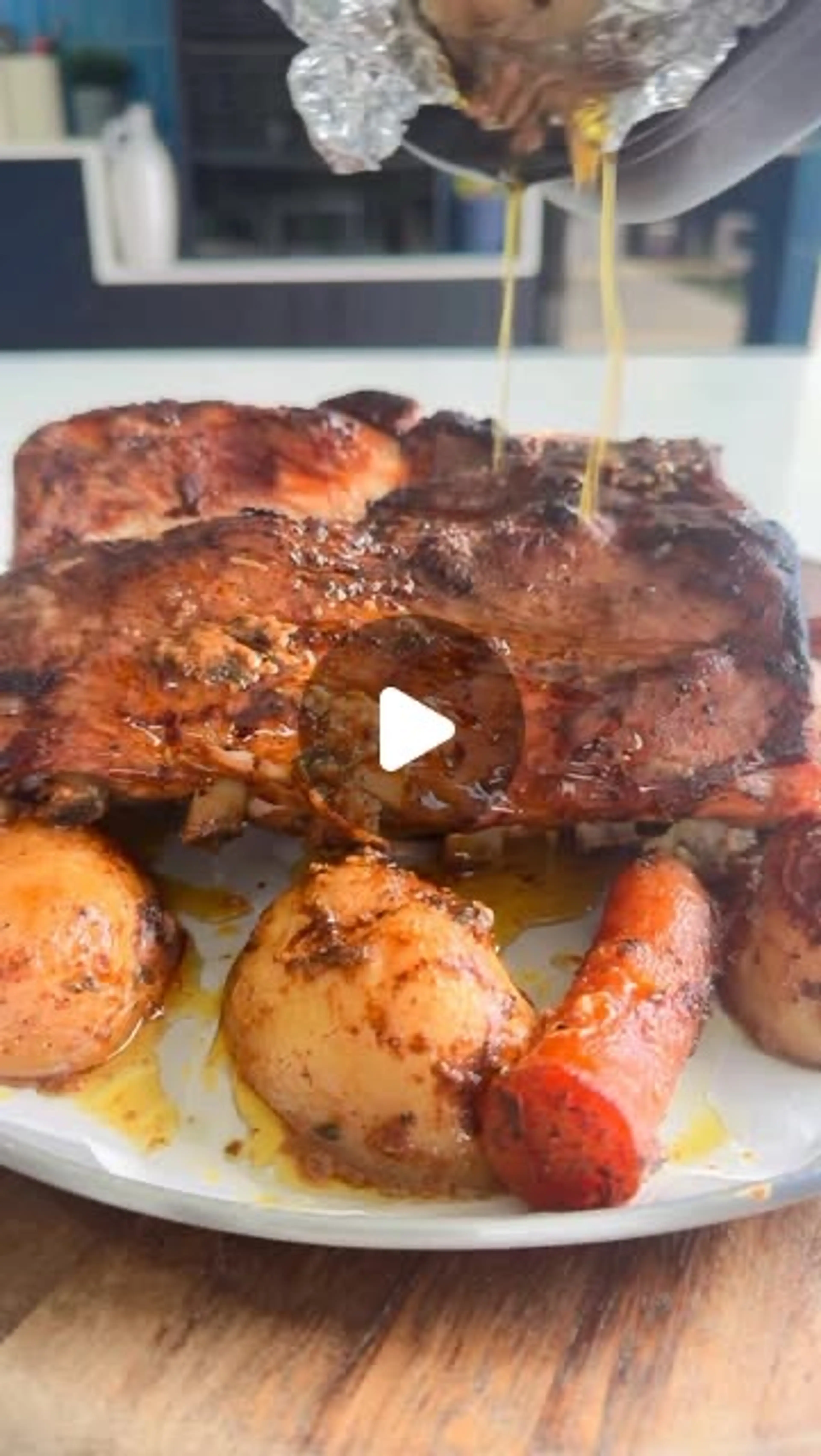 Baked Rack Of Lamb Meal Χοιρινο Με Μπυρα Στη Λαδοκολλα