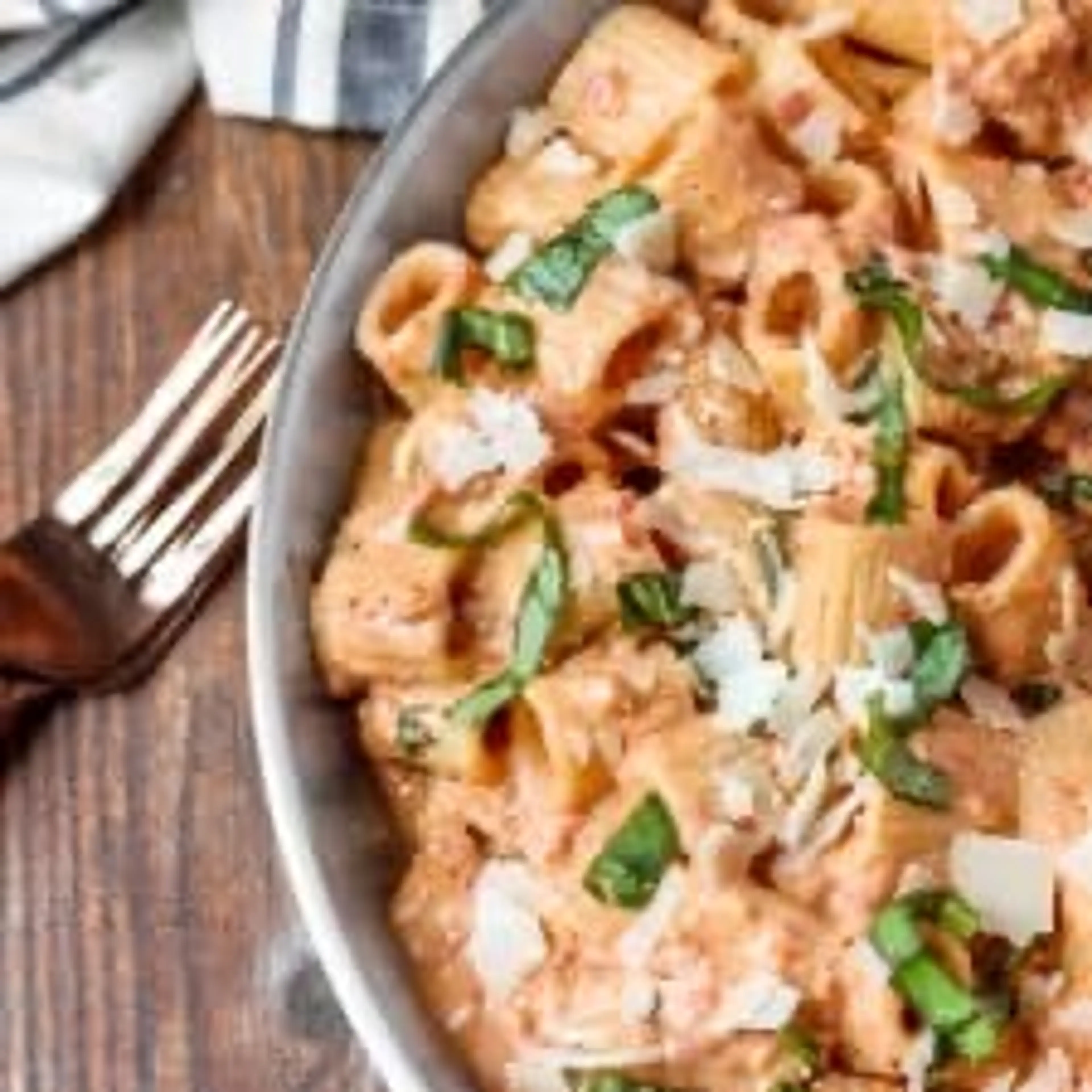 Creamy Sun Dried Tomato Pasta