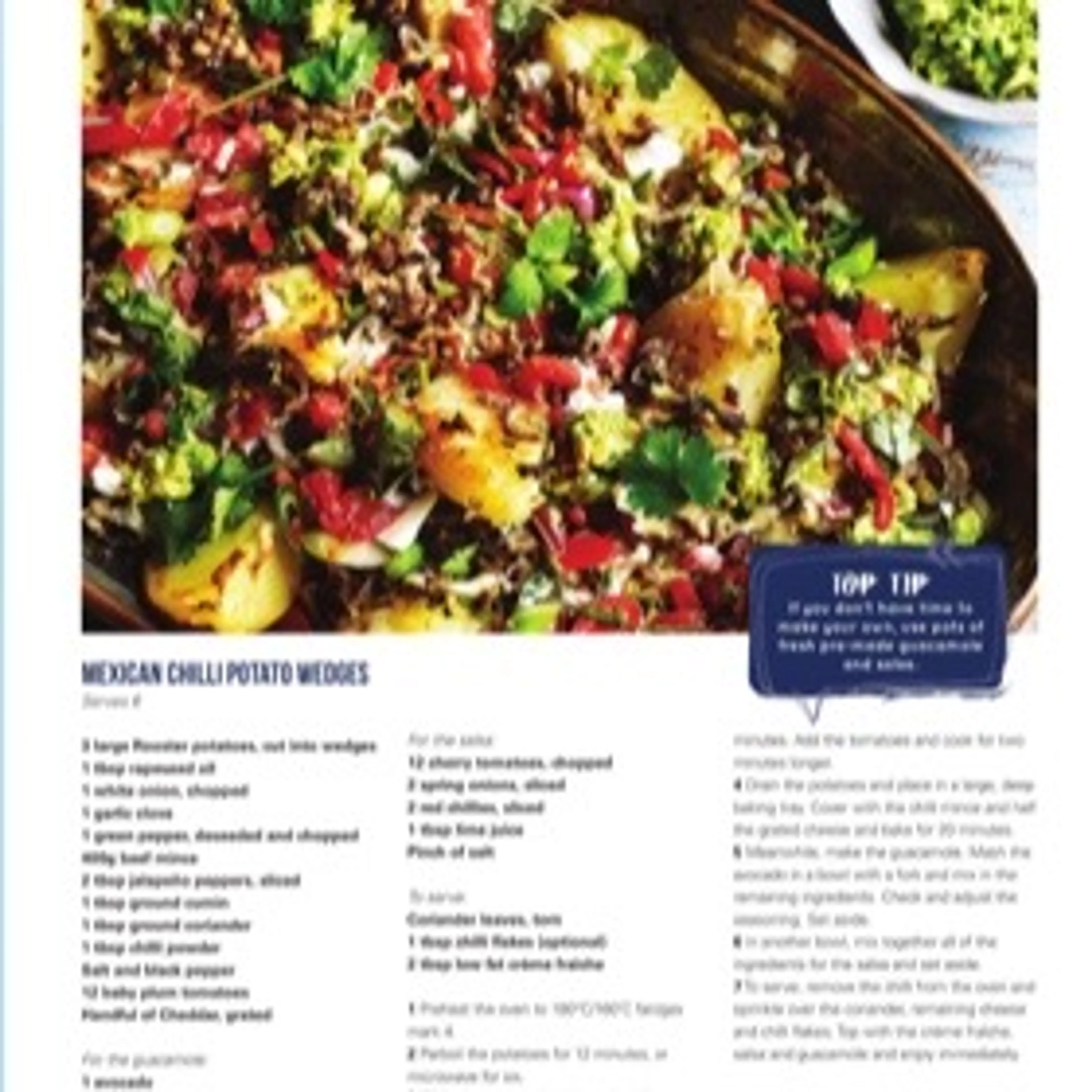 MEXICAN CHILLI POTATO WEDGES