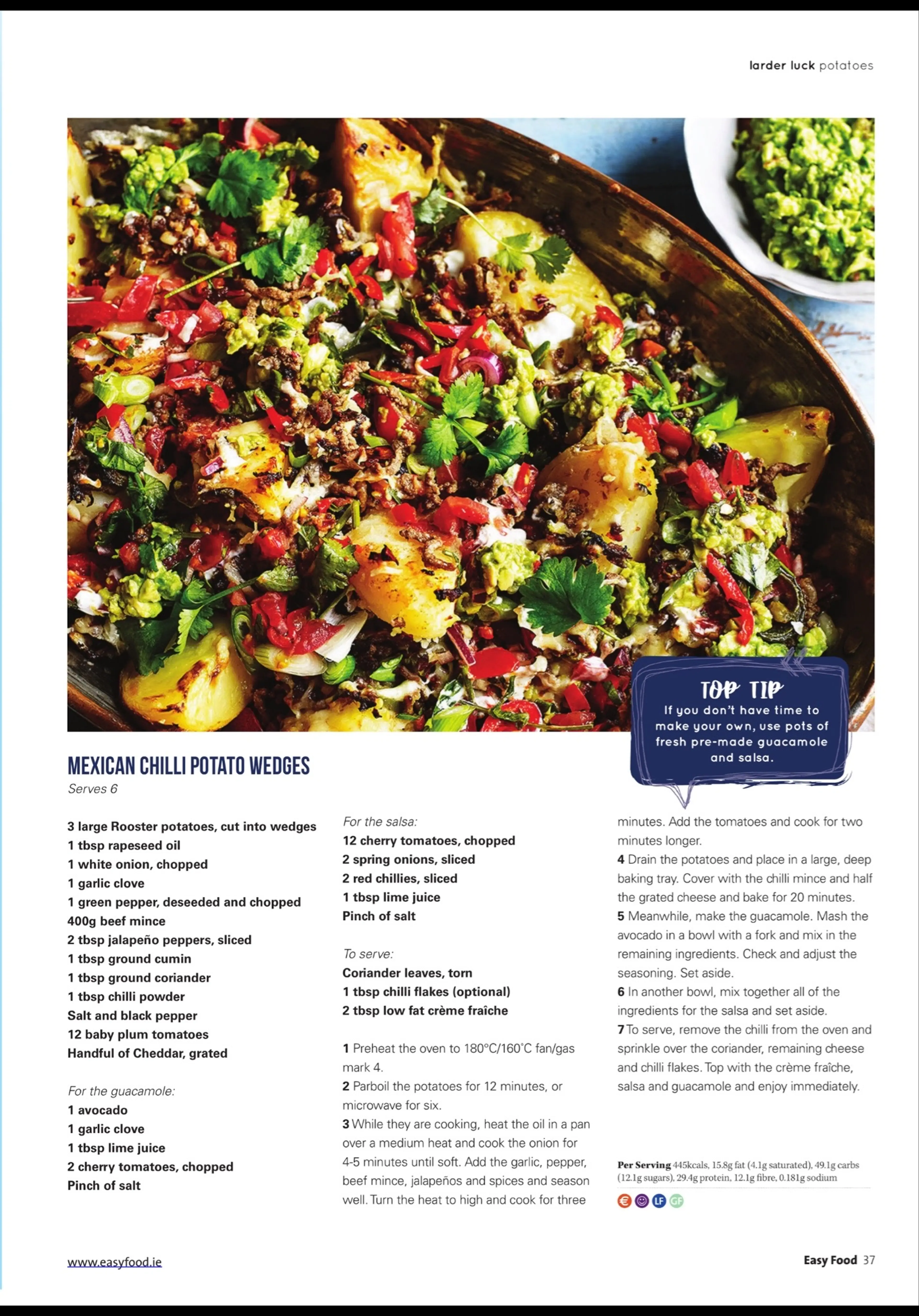 MEXICAN CHILLI POTATO WEDGES