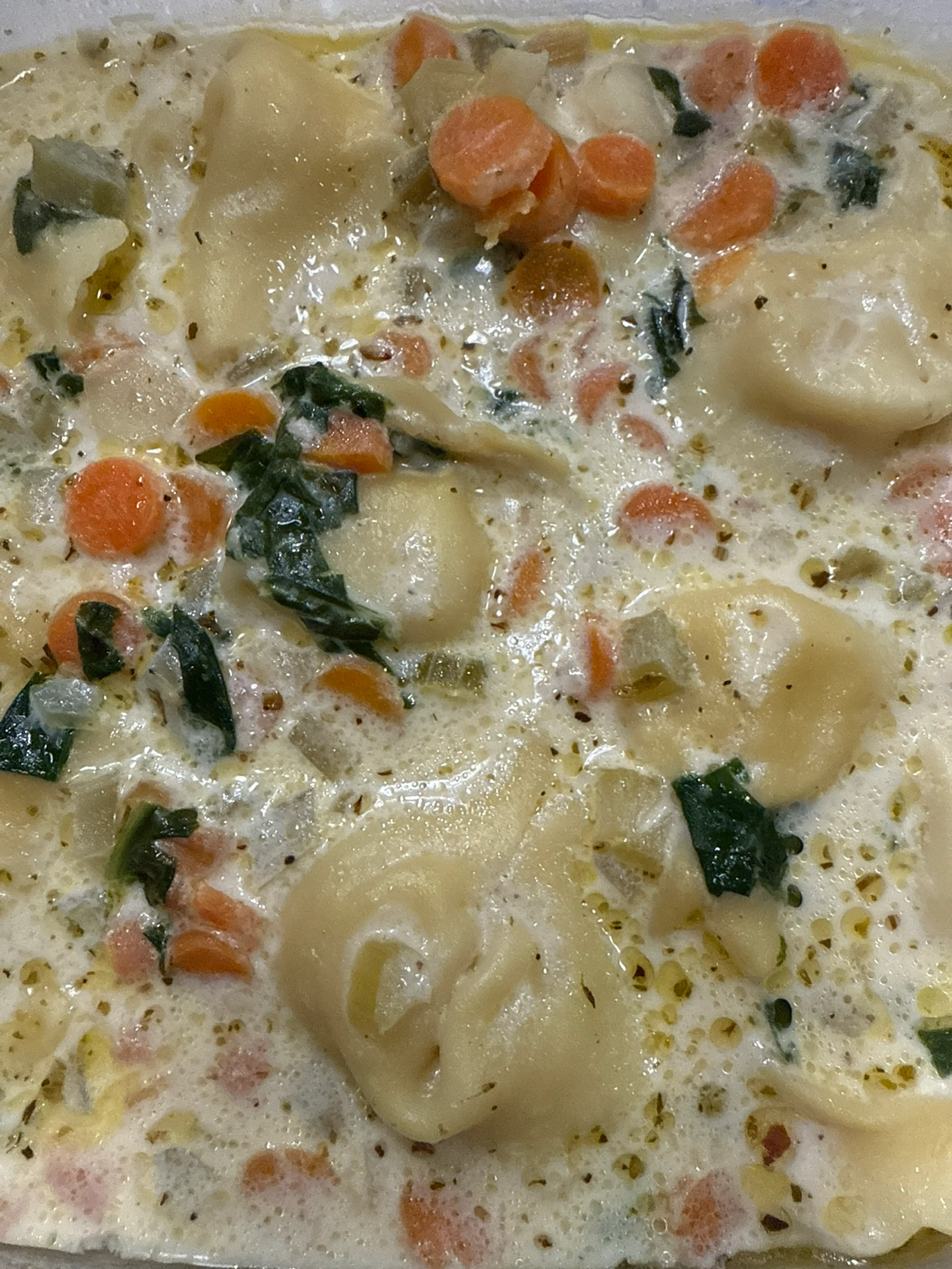 Creamy Tortellini Soup