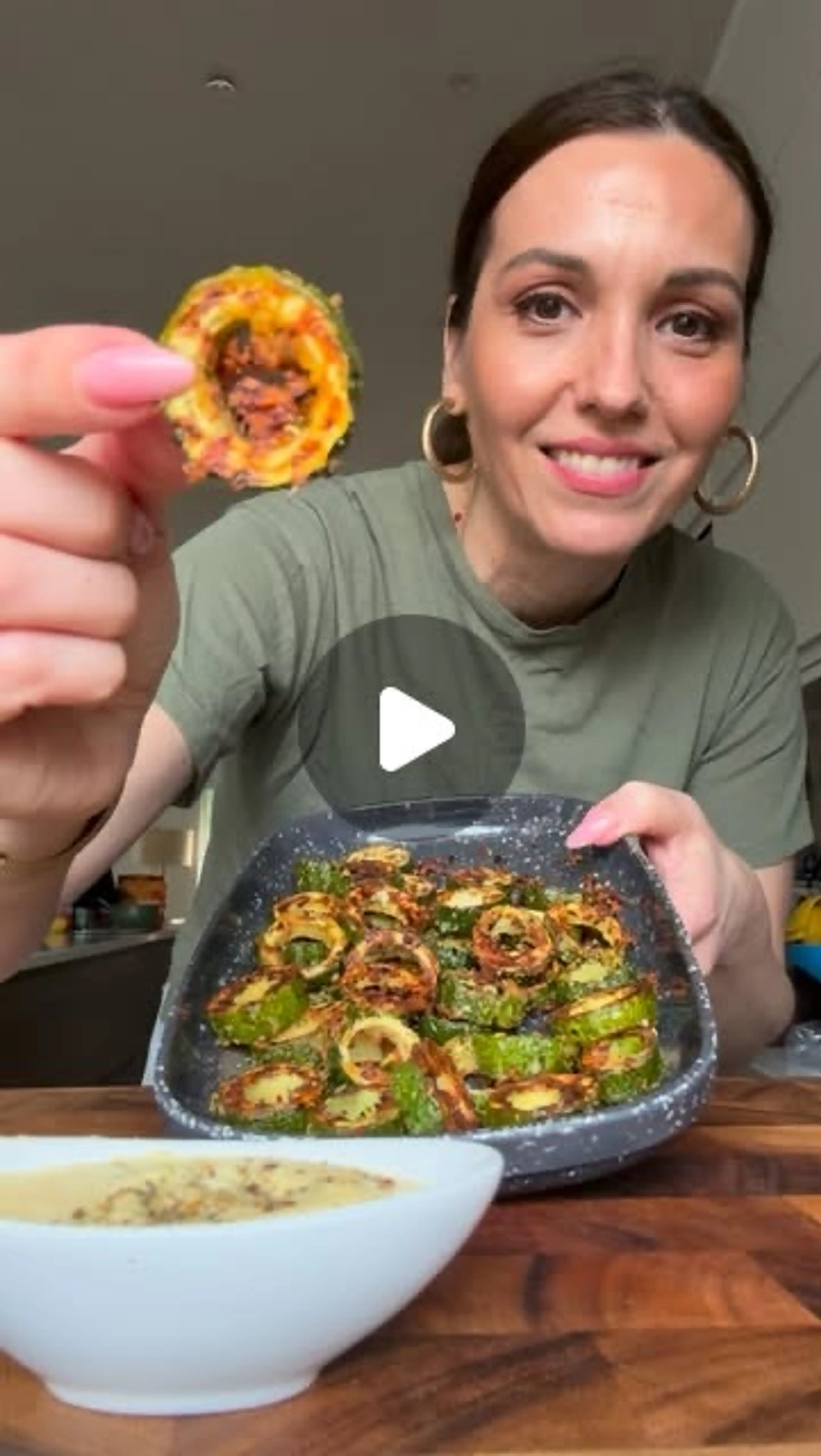 Parmesan Zucchini Rings